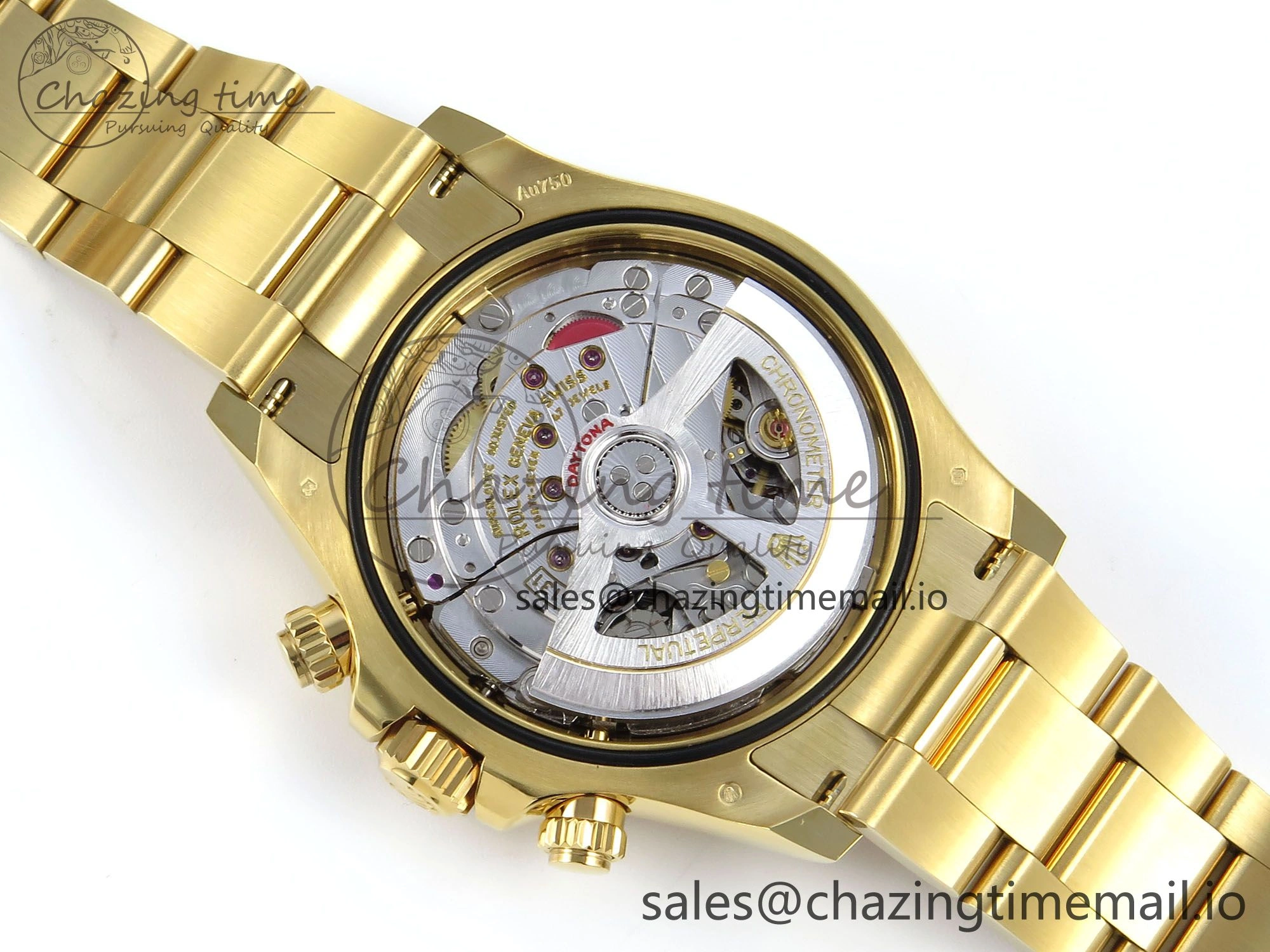 Affordable Daytona 126508 APSF 1:1 Best Edition Black YG Diamonds Dial on YG Braclet SH 741