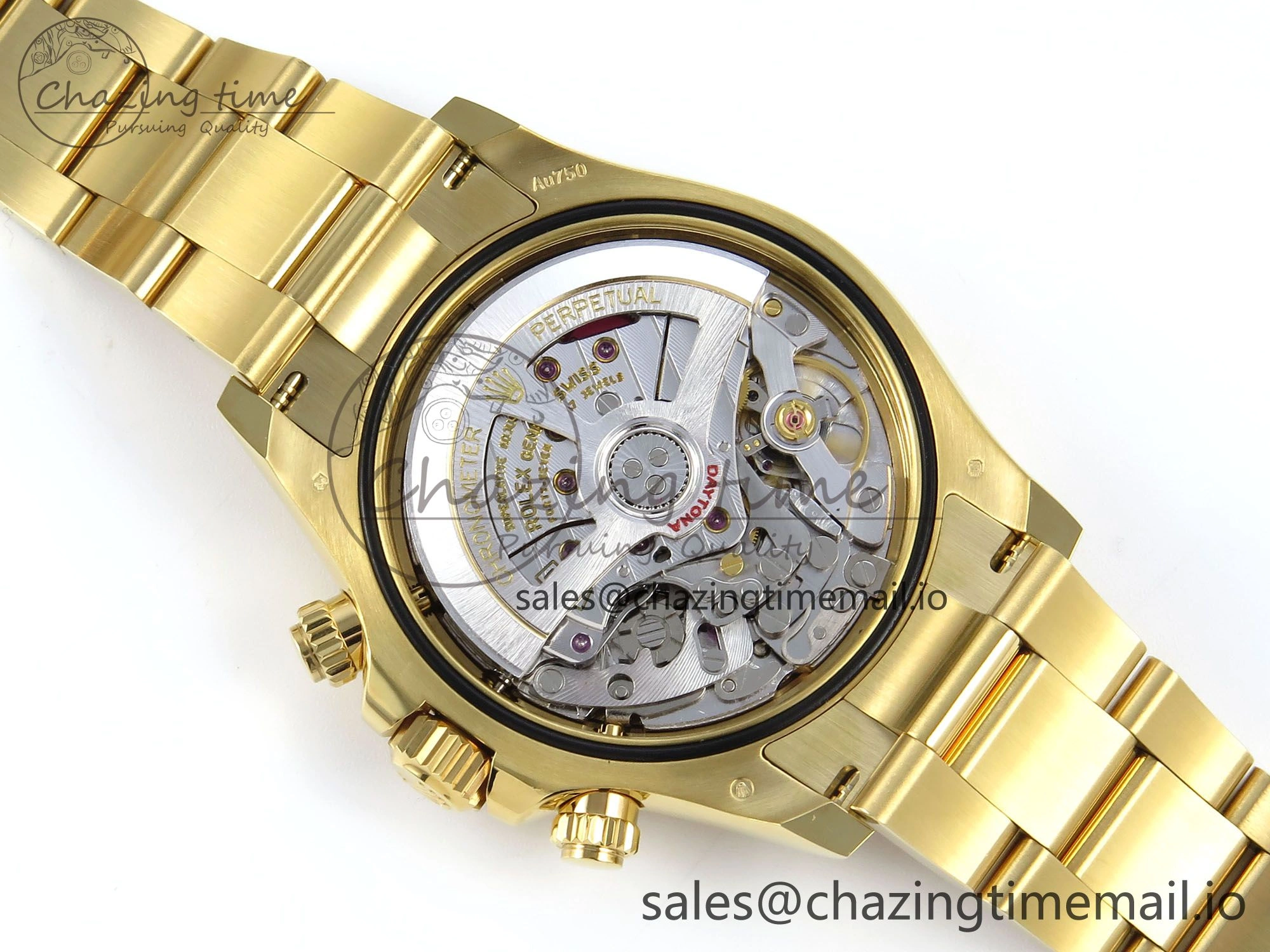 Affordable Daytona 126508 APSF 1:1 Best Edition Black YG Diamonds Dial on YG Braclet SH 741