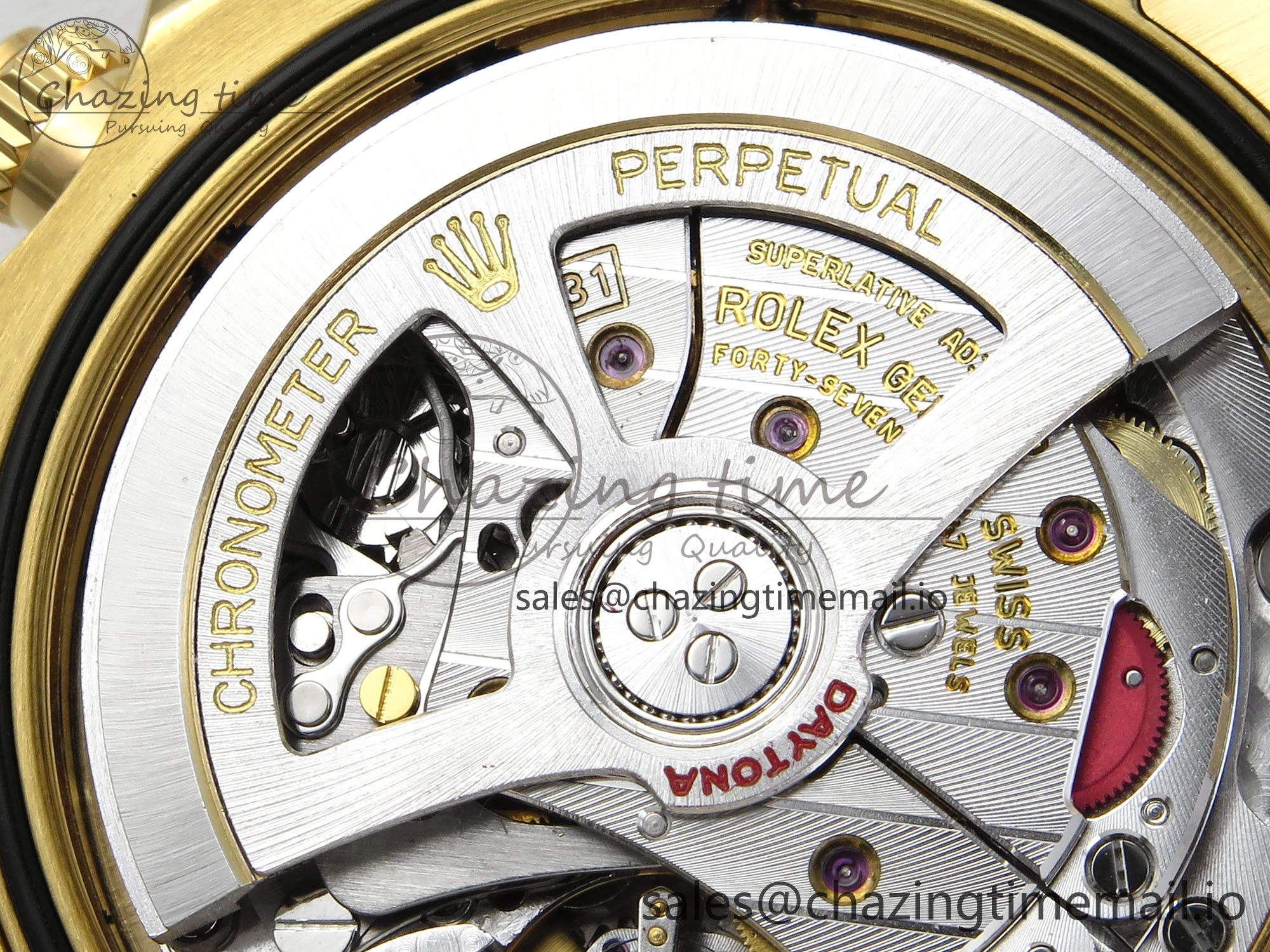 Affordable Daytona 126508 APSF 1:1 Best Edition Black YG Diamonds Dial on YG Braclet SH 741