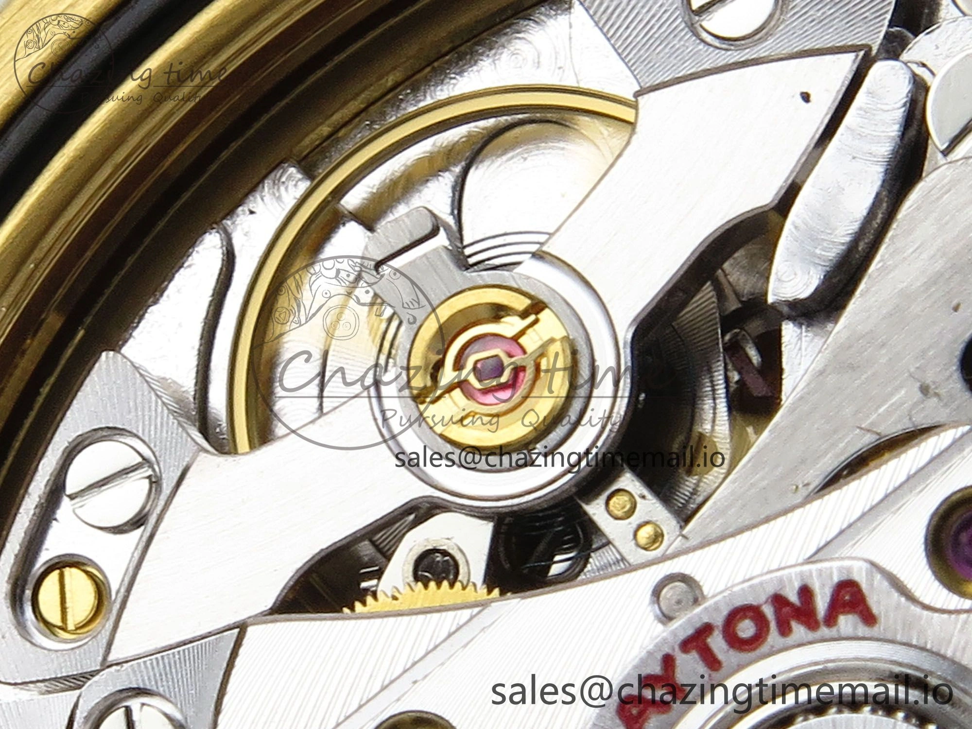 Affordable Daytona 126508 APSF 1:1 Best Edition Black YG Diamonds Dial on YG Braclet SH 741