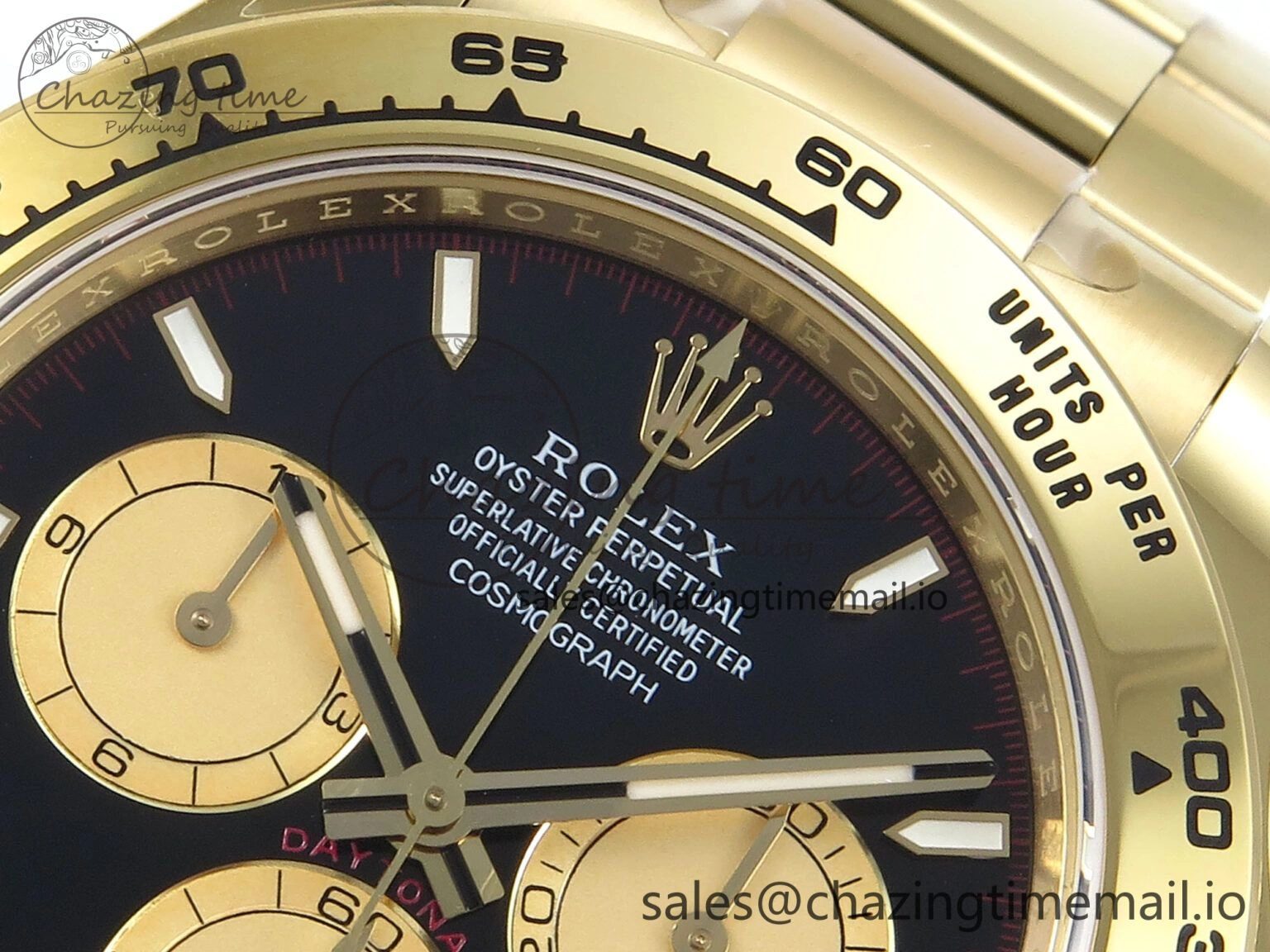 Daytona 126508 APSF 1:1 Best Edition Black YG Stick Dial on YG Braclet SH Comfortable 740