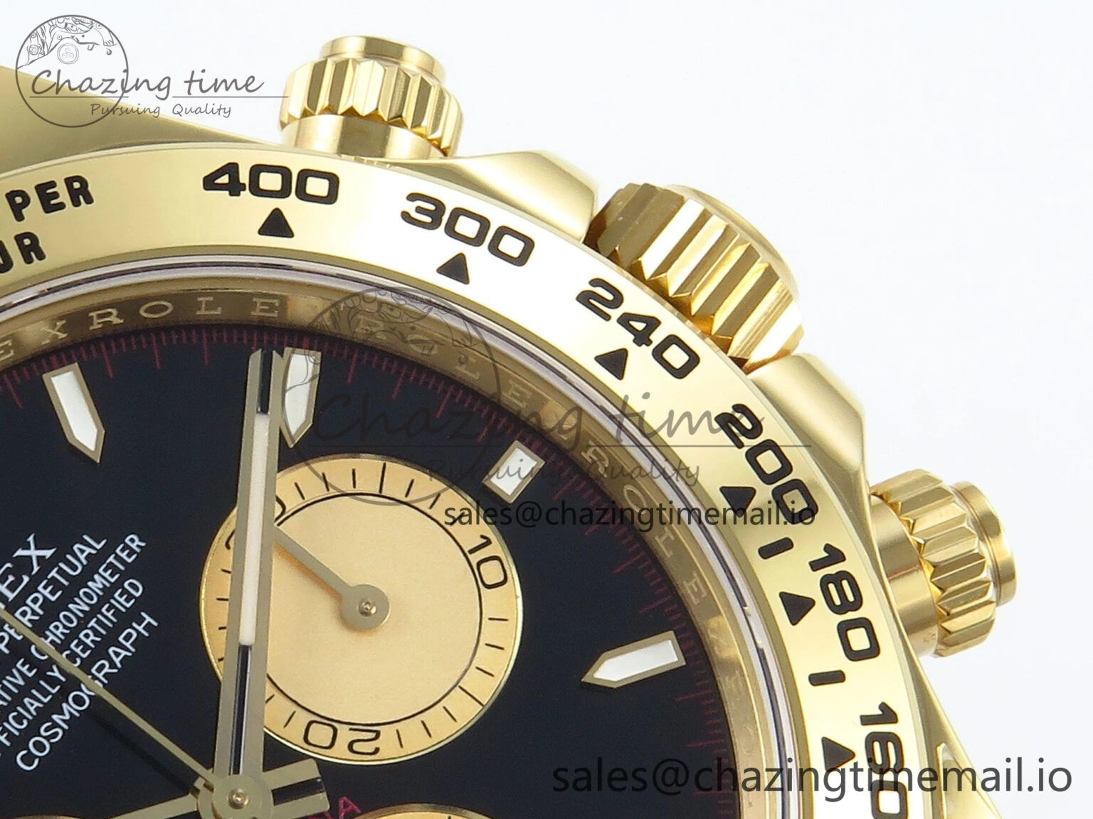 Daytona 126508 APSF 1:1 Best Edition Black YG Stick Dial on YG Braclet SH Comfortable 740