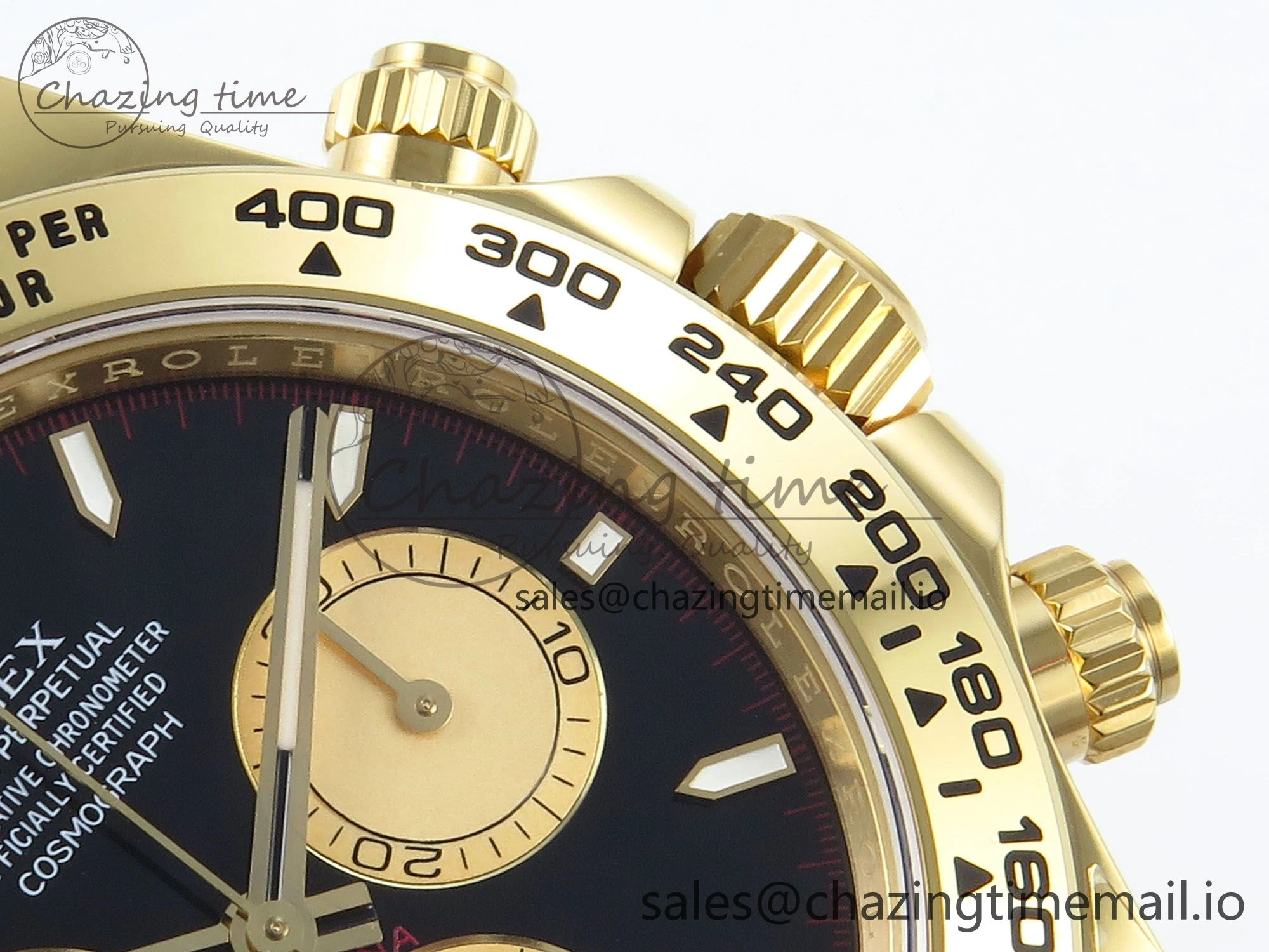 Daytona 126508 APSF 1:1 Best Edition Black YG Stick Dial on YG Braclet SH Comfortable 740