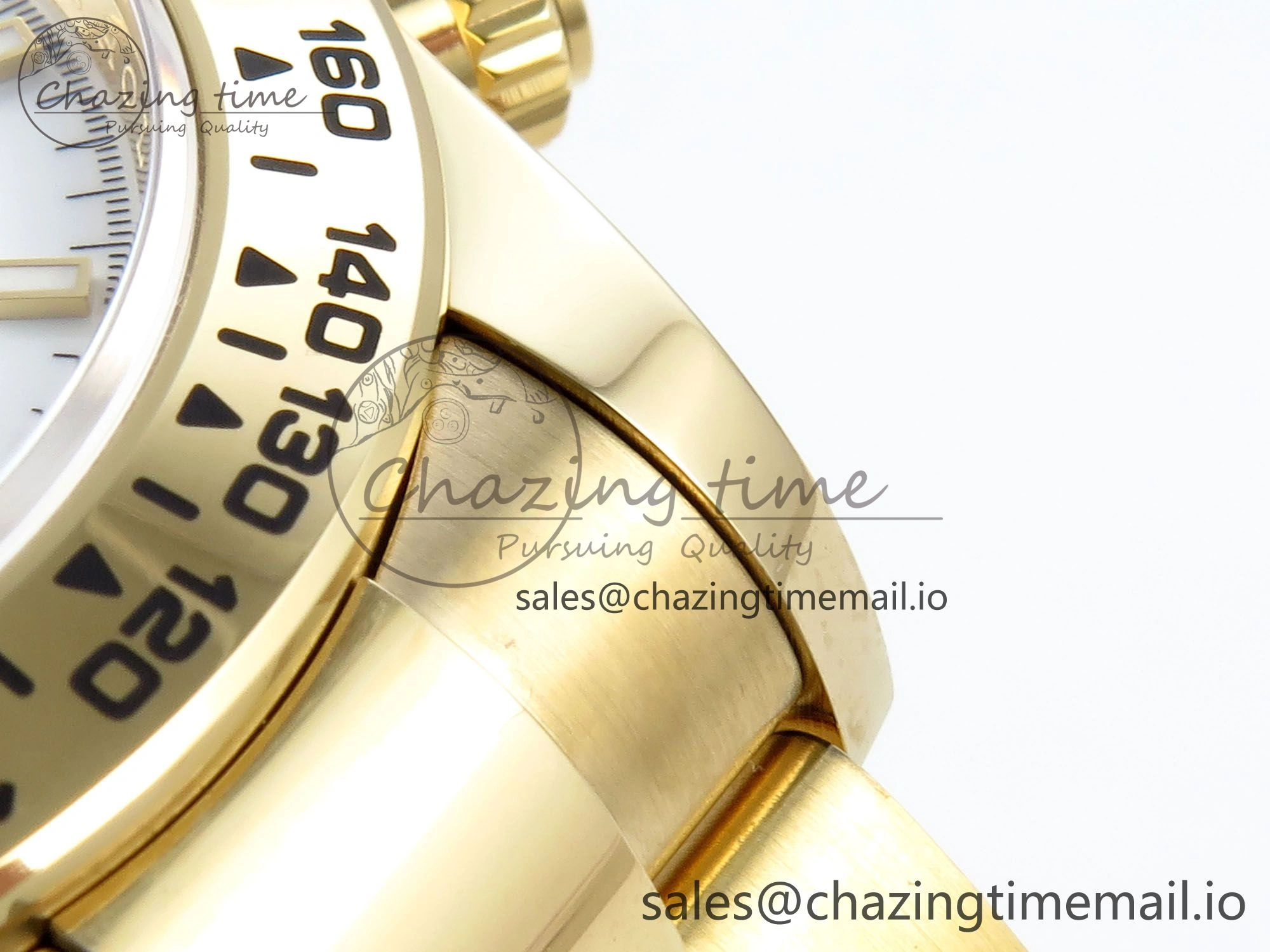 Fashionable Daytona 126508 APSF 1:1 Best Edition White Dial on YG Braclet SH 738