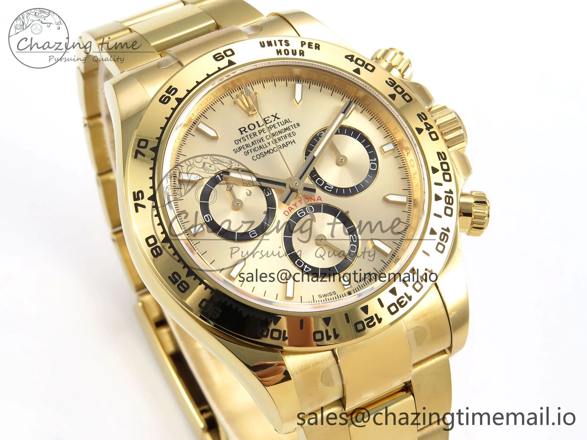 Daytona 126508 APSF 1:1 Best Edition YG Dial on YG Bracelet SH Comfortable 1026