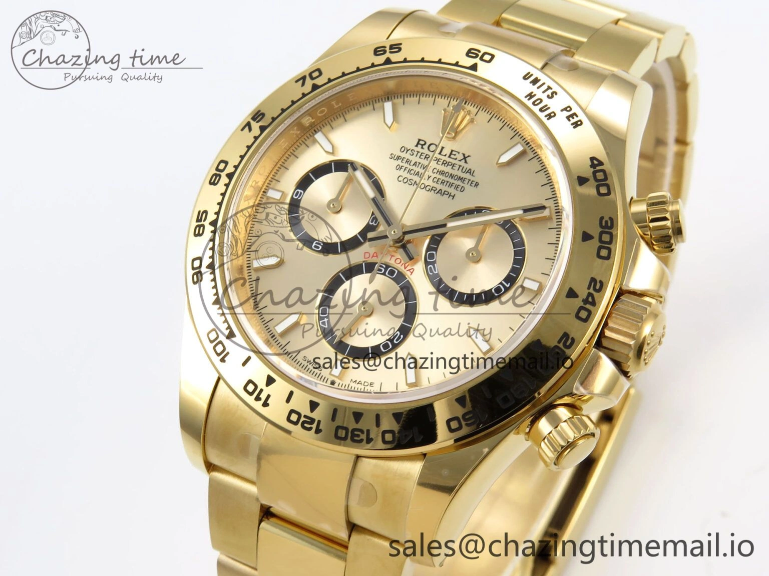 Daytona 126508 APSF 1:1 Best Edition YG Dial on YG Bracelet SH Comfortable 1026