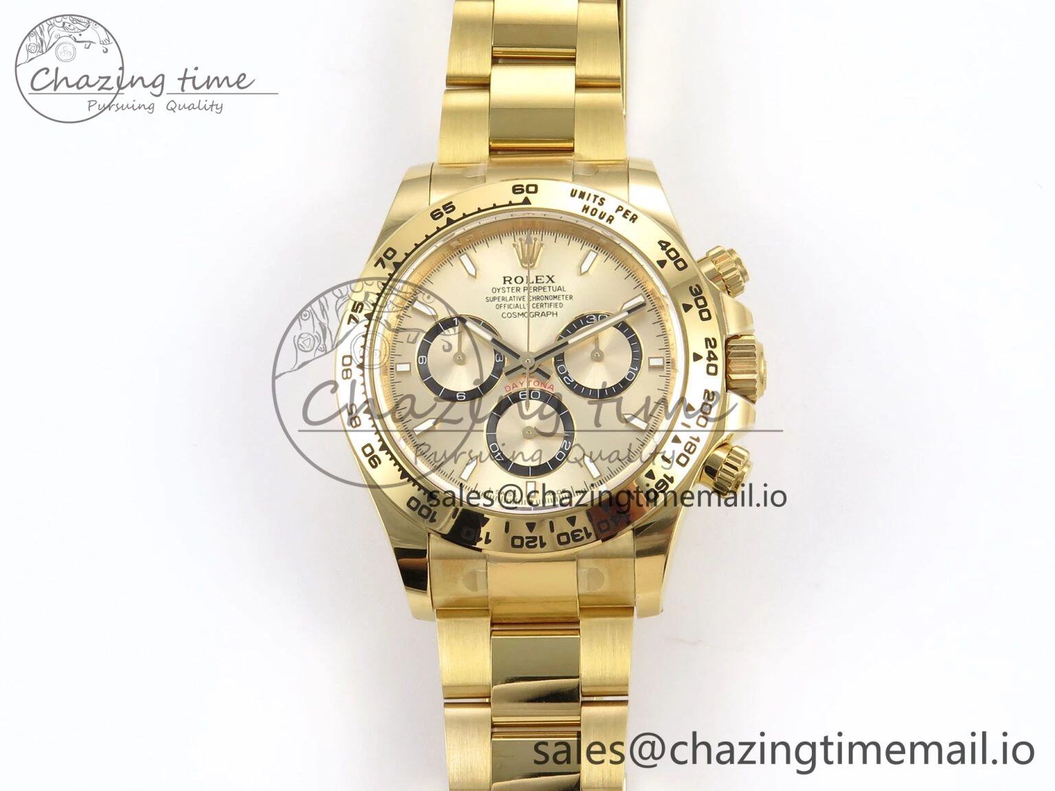 Daytona 126508 APSF 1:1 Best Edition YG Dial on YG Bracelet SH Comfortable 1026