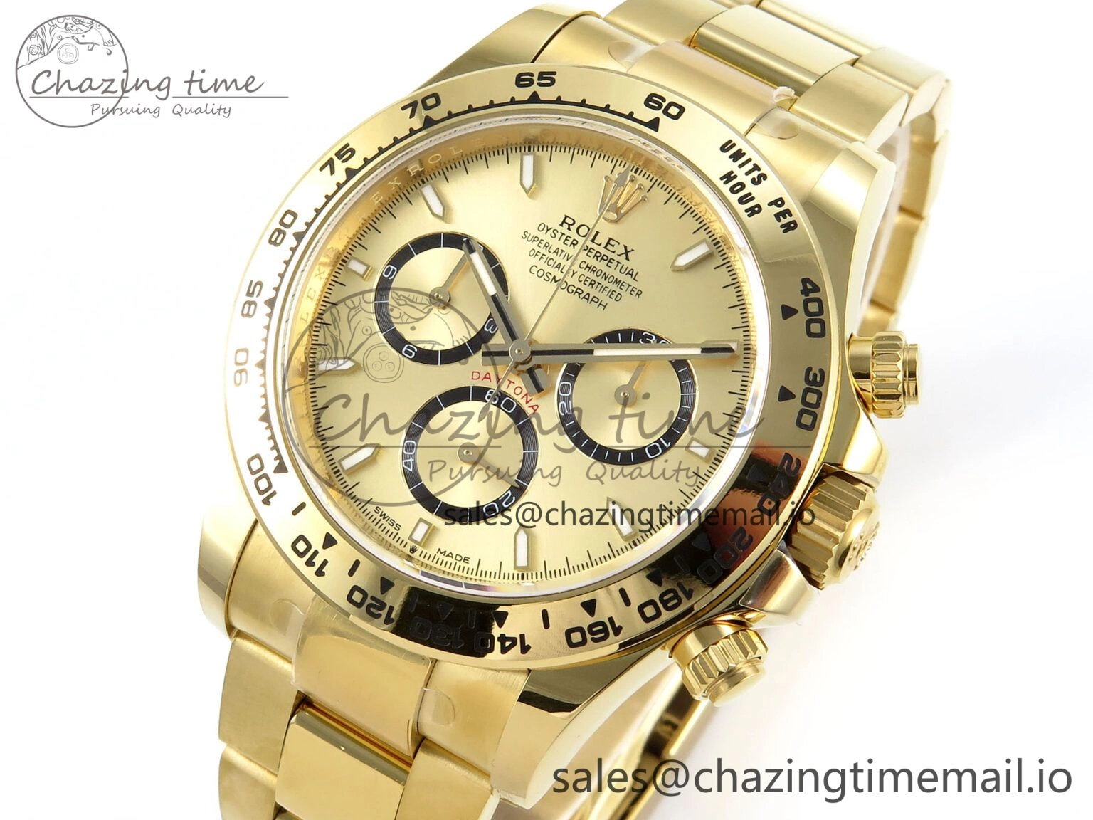 Daytona 126508 APSF 1:1 Best Edition YG Dial on YG Braclet SH WellDesigned 737