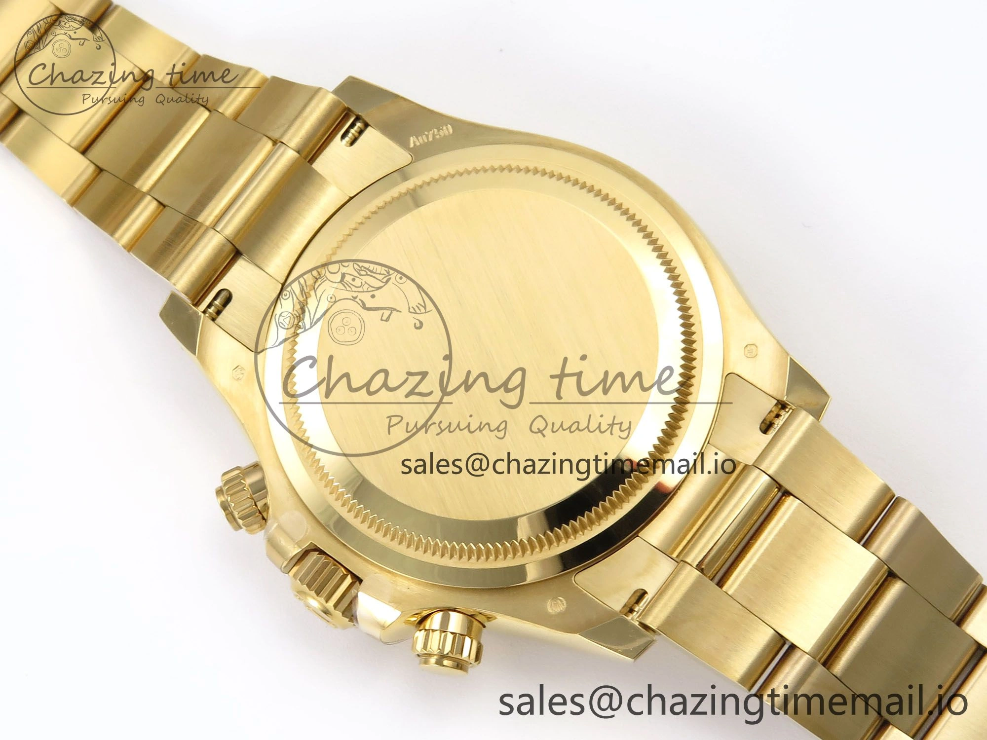 Practical Daytona 126508 APSF 1:1 Best Edition YG Black Diamonds Dial on YG Bracelet SH 1023
