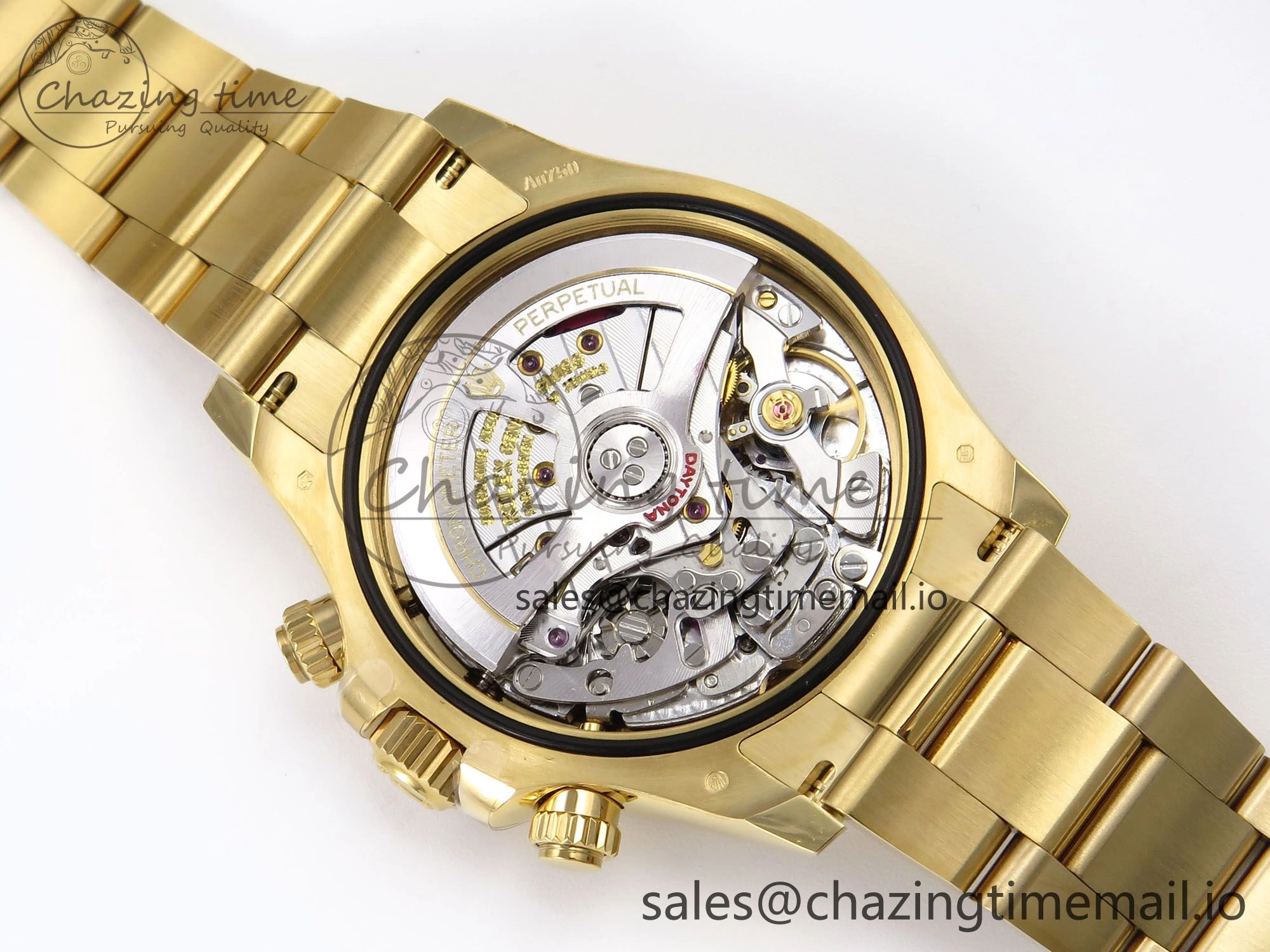 Practical Daytona 126508 APSF 1:1 Best Edition YG Black Diamonds Dial on YG Bracelet SH 1023