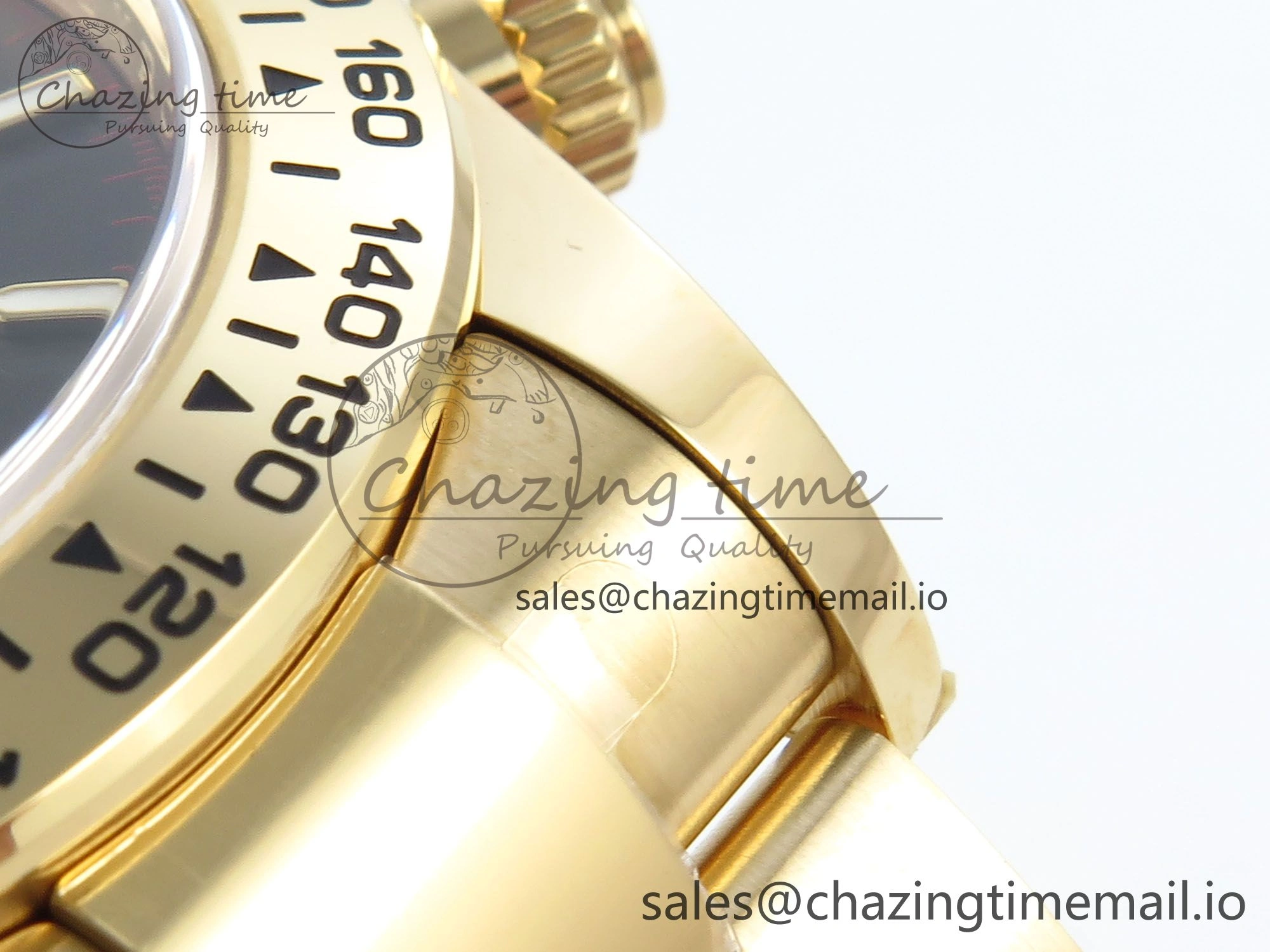 Comfortable Daytona 126508 Clean 1:1 Best Edition Black YG Dial on YG Bracelet Super Clone DD 247
