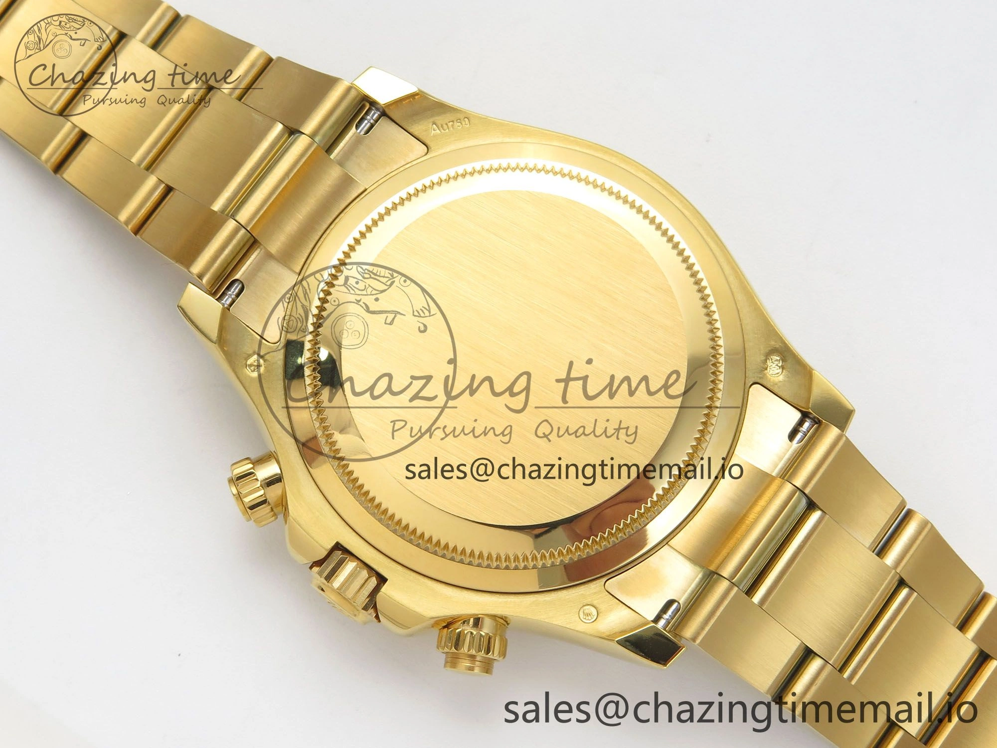 Comfortable Daytona 126508 Clean 1:1 Best Edition Black YG Dial on YG Bracelet Super Clone DD 247