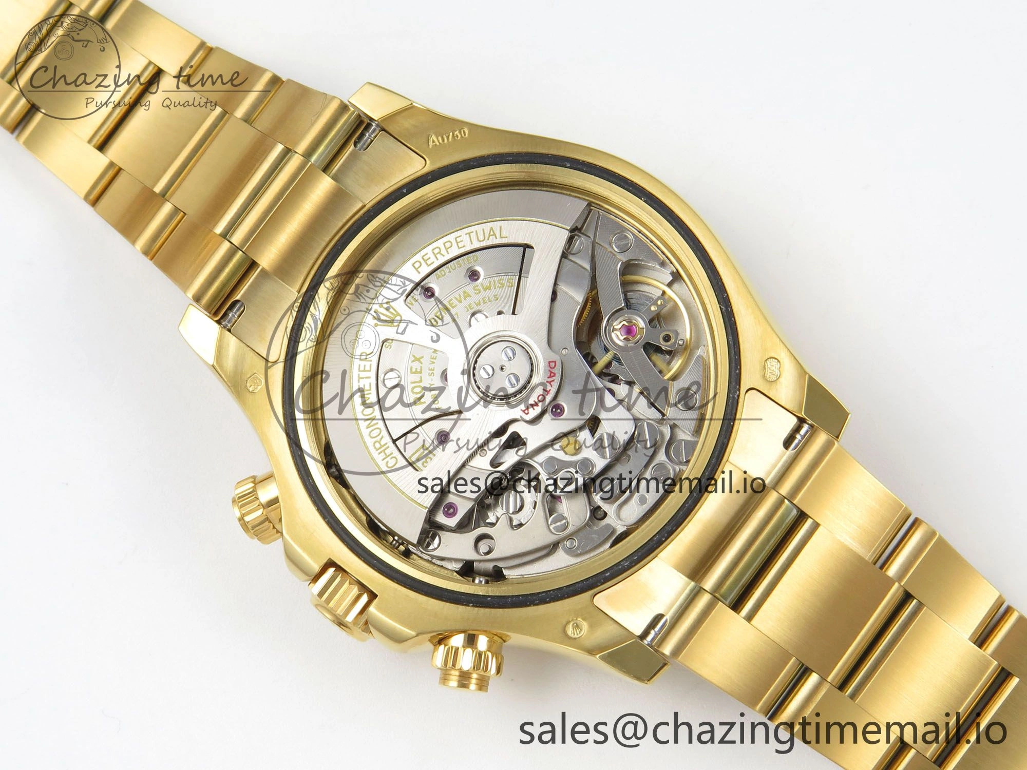 Comfortable Daytona 126508 Clean 1:1 Best Edition Black YG Dial on YG Bracelet Super Clone DD 247