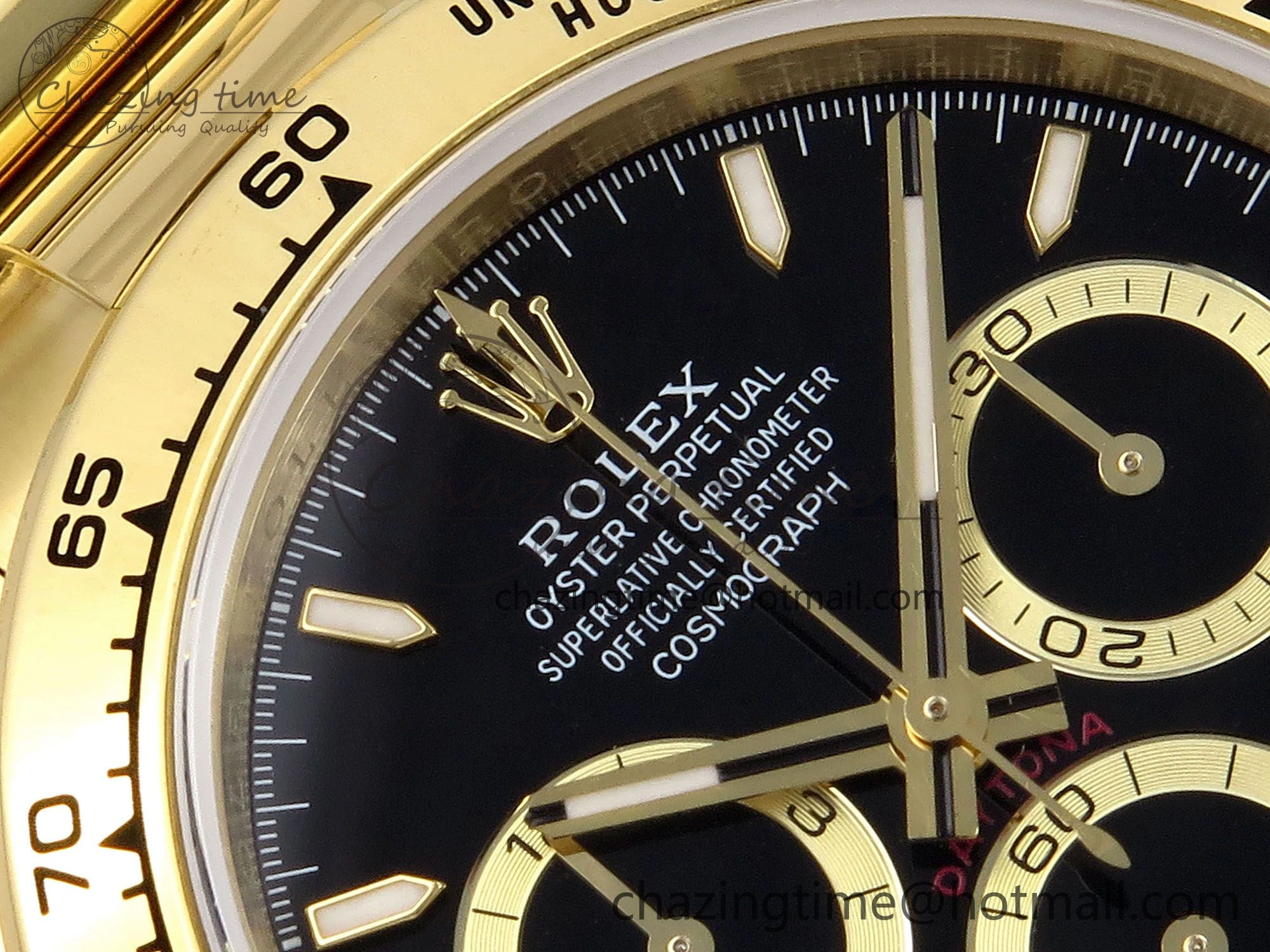 Daytona 126508 QF 1:1 Best Edition Black Dial on YG Braclet SH4131 V SoftTouch 1315