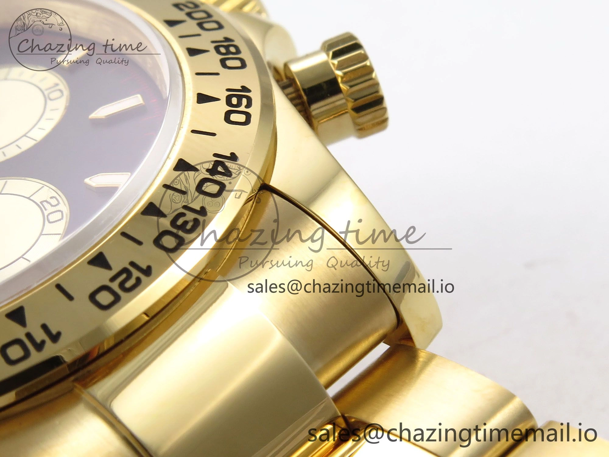 SunProtective Daytona 126508 QF 1:1 Best Edition Black YG Dial on YG Bracelet SH4131 V6 (Gain Weight） 1084