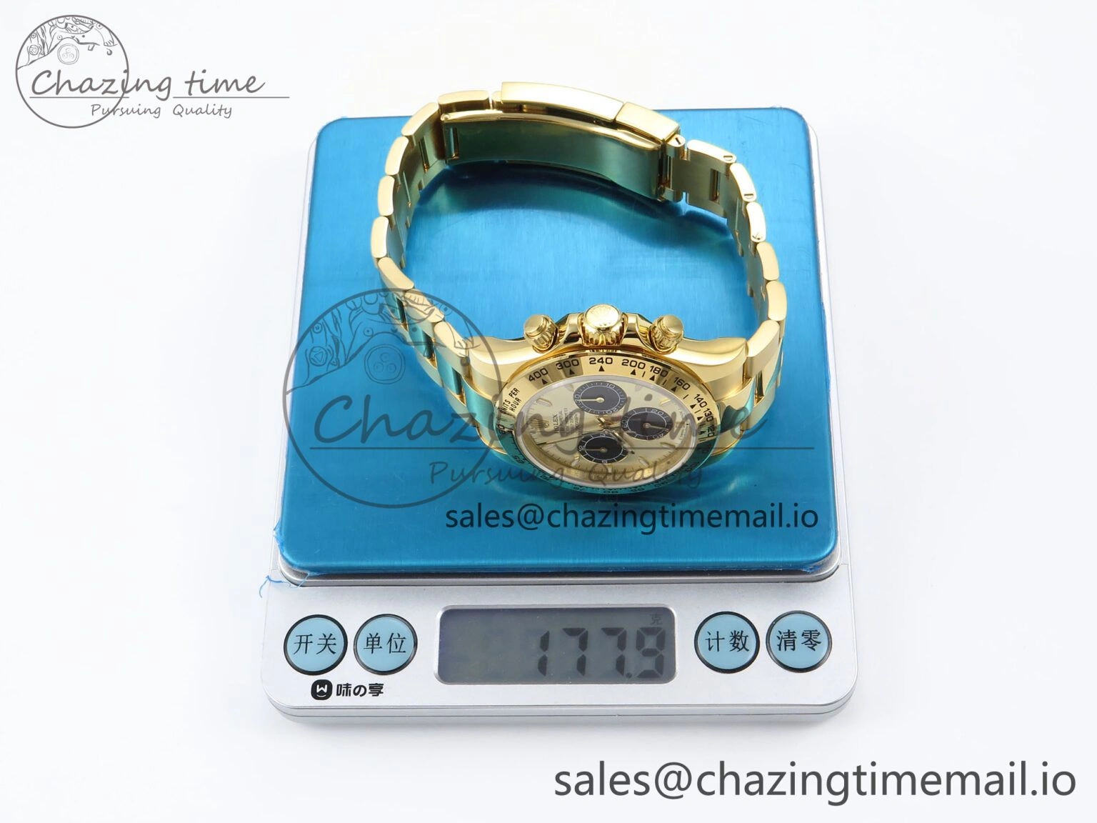 Original Daytona 126508 QF 1:1 Best Edition YG Dial on YG Bracelet SH4131 V6 (Gain Weight） 1006