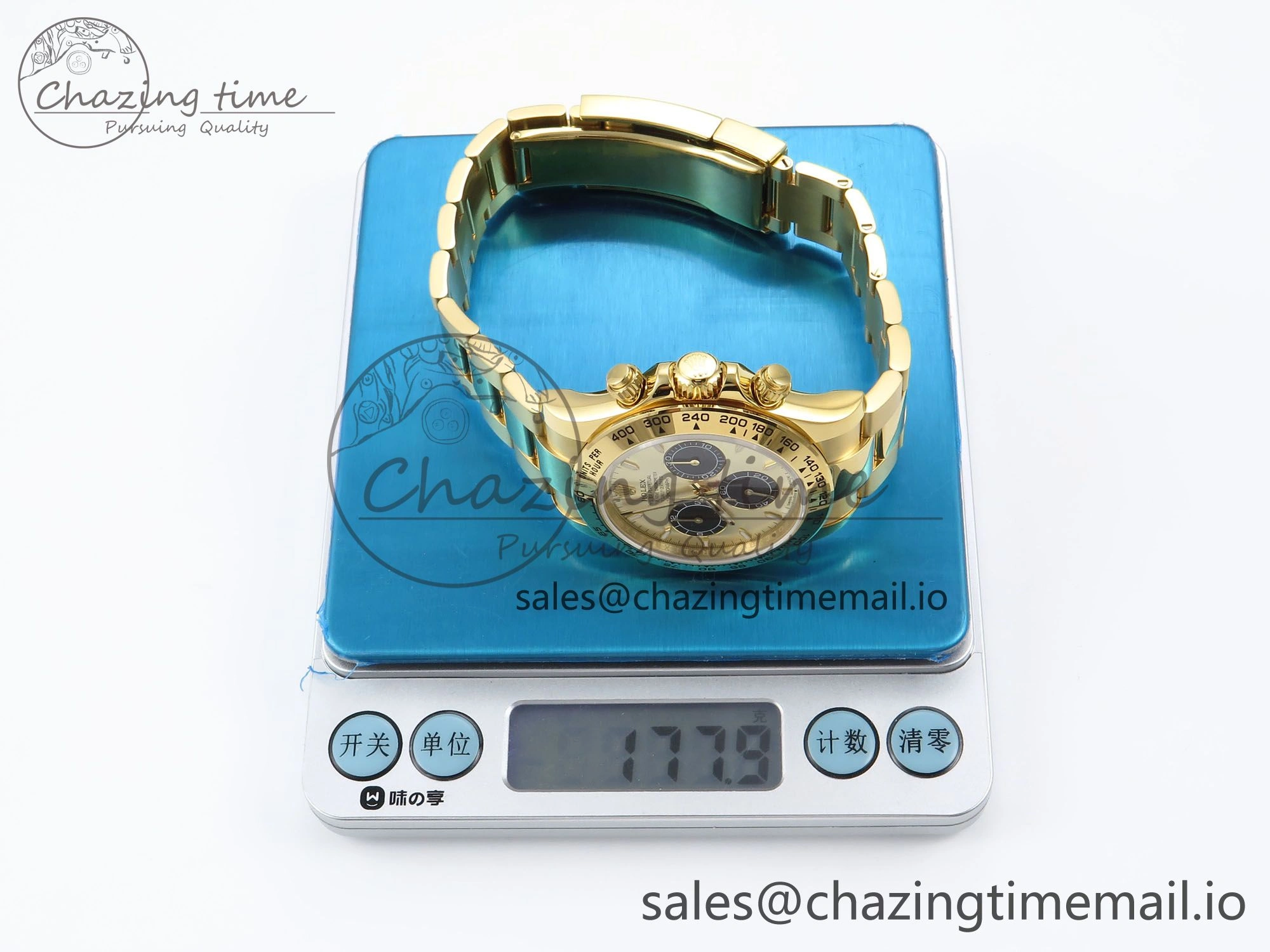 Original Daytona 126508 QF 1:1 Best Edition YG Dial on YG Bracelet SH4131 V6 (Gain Weight） 1006
