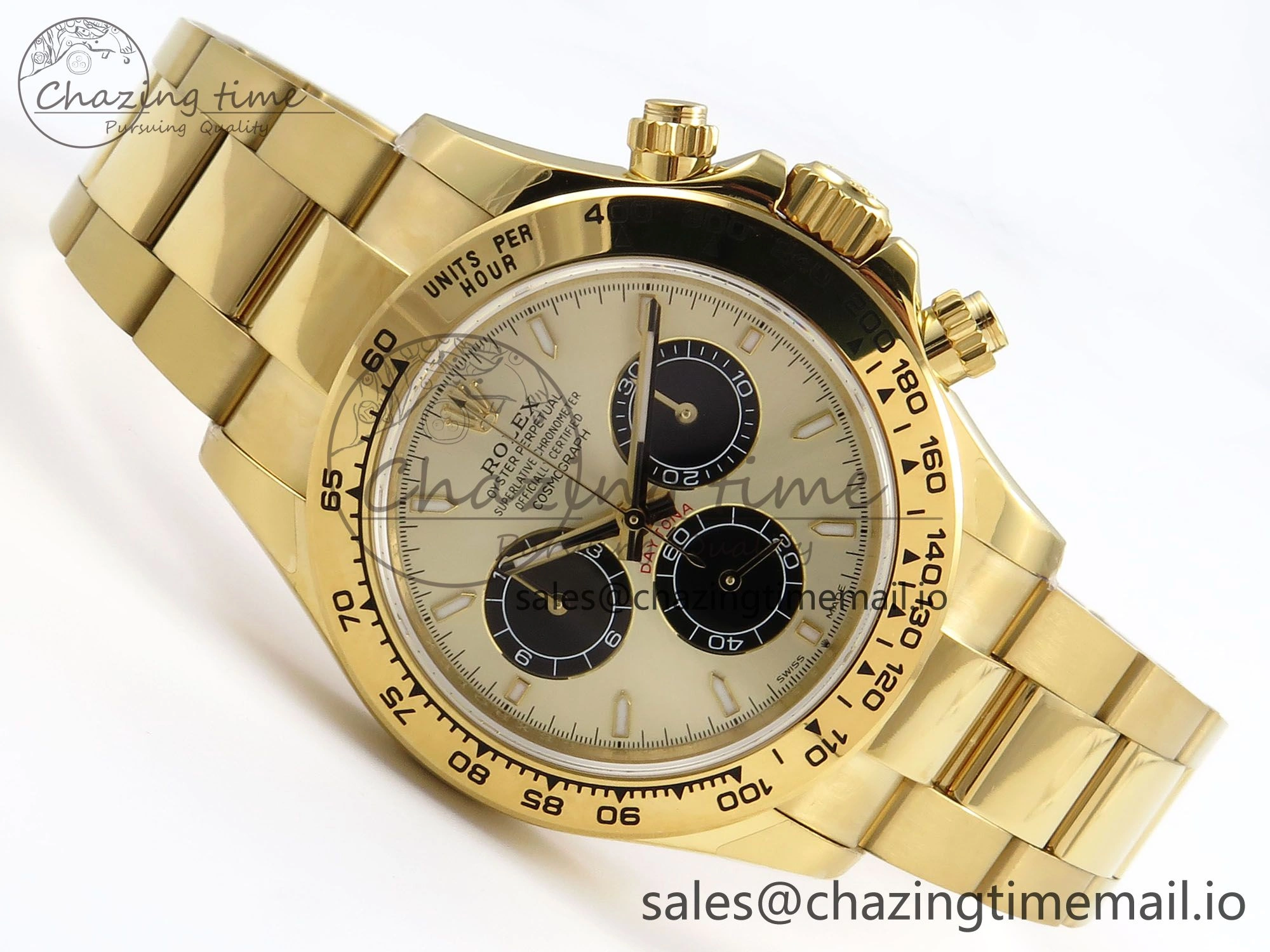 Original Daytona 126508 QF 1:1 Best Edition YG Dial on YG Bracelet SH4131 V6 (Gain Weight） 1006