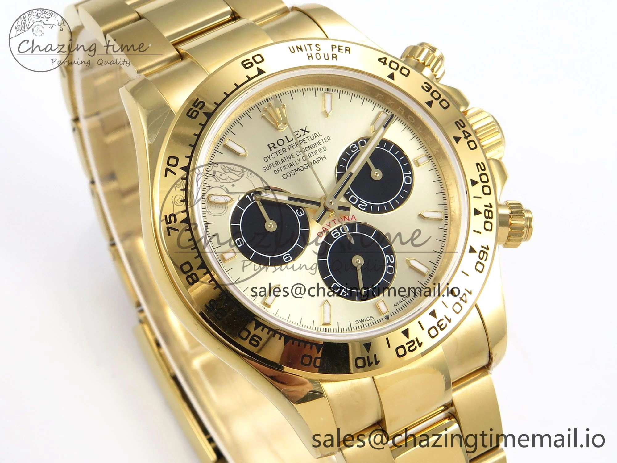 Original Daytona 126508 QF 1:1 Best Edition YG Dial on YG Bracelet SH4131 V6 (Gain Weight） 1006