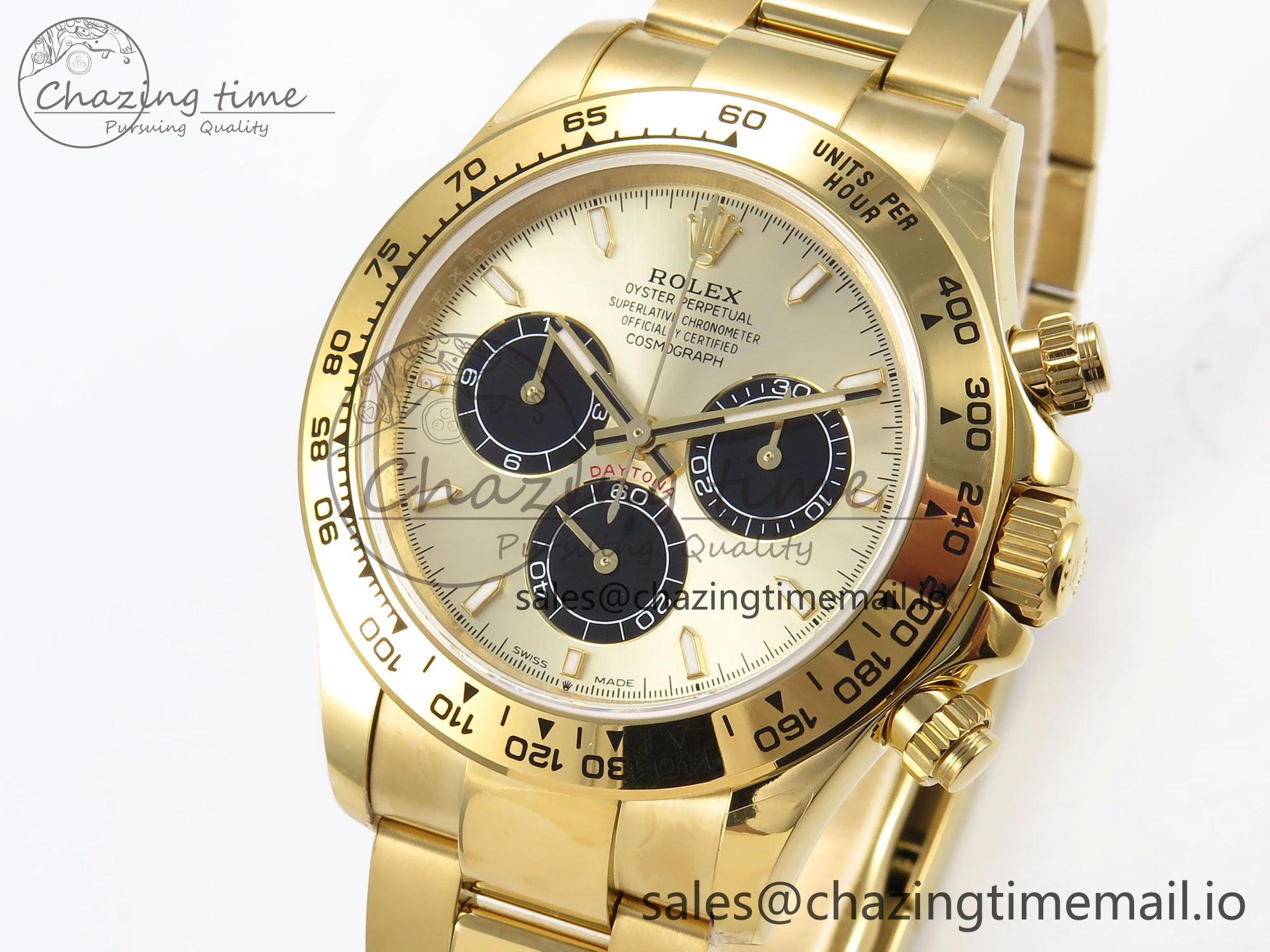 Original Daytona 126508 QF 1:1 Best Edition YG Dial on YG Bracelet SH4131 V6 (Gain Weight） 1006