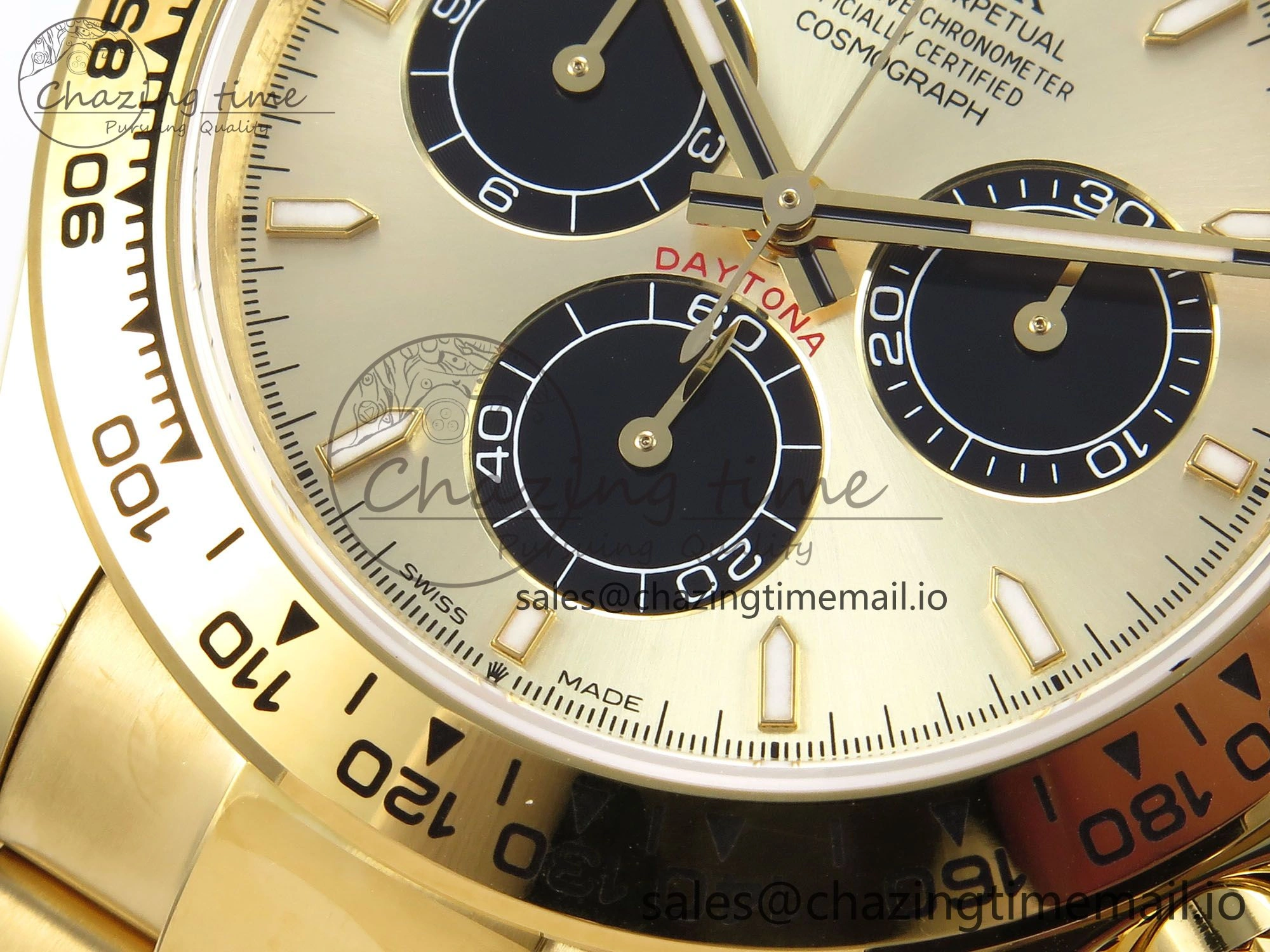 Original Daytona 126508 QF 1:1 Best Edition YG Dial on YG Bracelet SH4131 V6 (Gain Weight） 1006