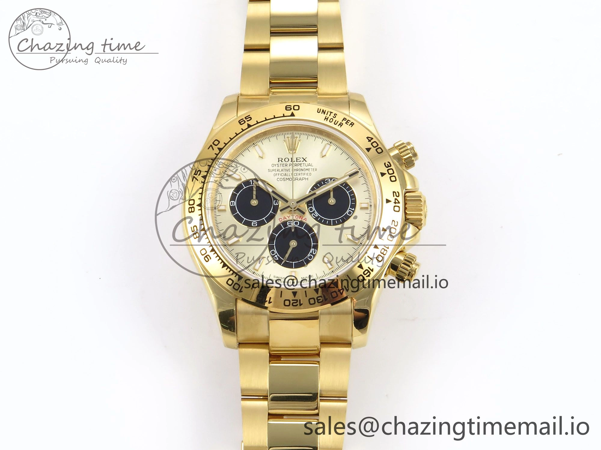 Original Daytona 126508 QF 1:1 Best Edition YG Dial on YG Bracelet SH4131 V6 (Gain Weight） 1006