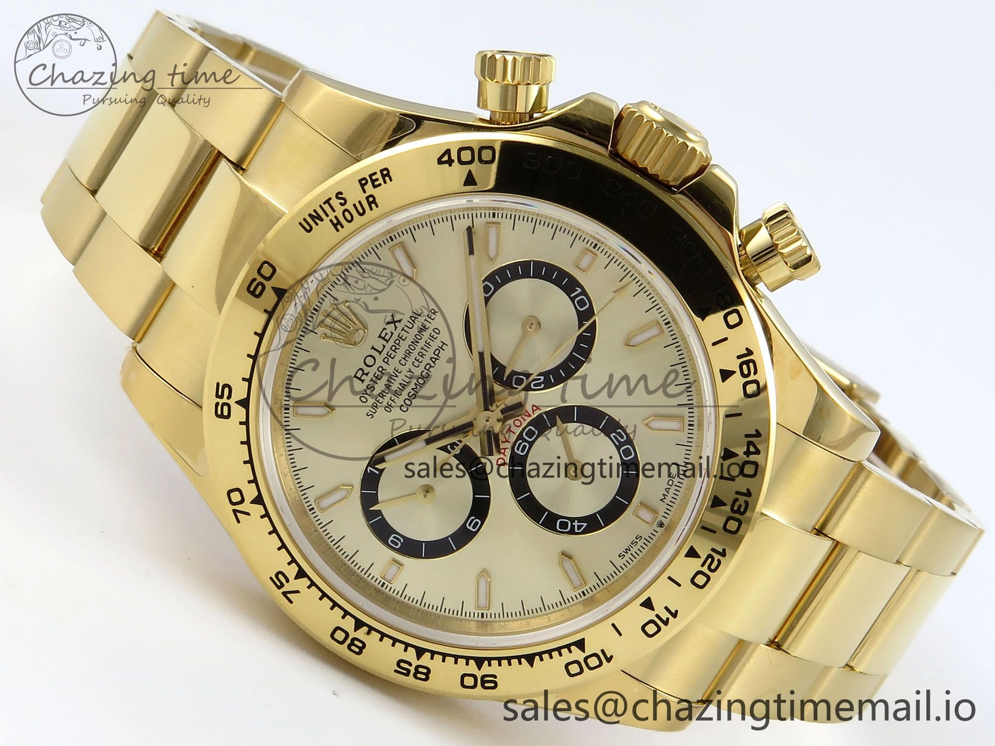 Daytona 126508 QF 1:1 Best Edition YG Dial on YG Braclet SH4131 V Compact 707