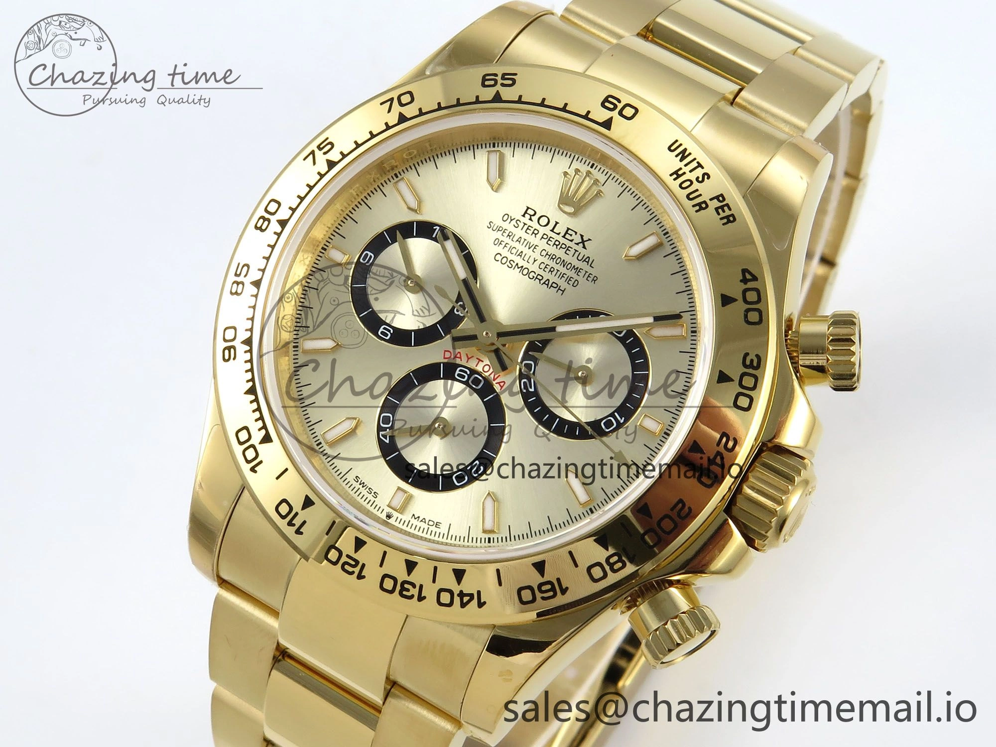 Daytona 126508 QF 1:1 Best Edition YG Dial on YG Braclet SH4131 V Compact 707