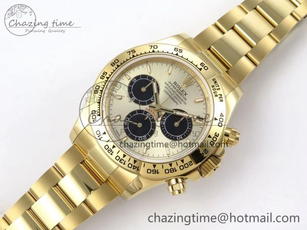 Neat Daytona 126508 QF 1:1 Best Edition YG Black Dial on YG Braclet SH4131 V 1313