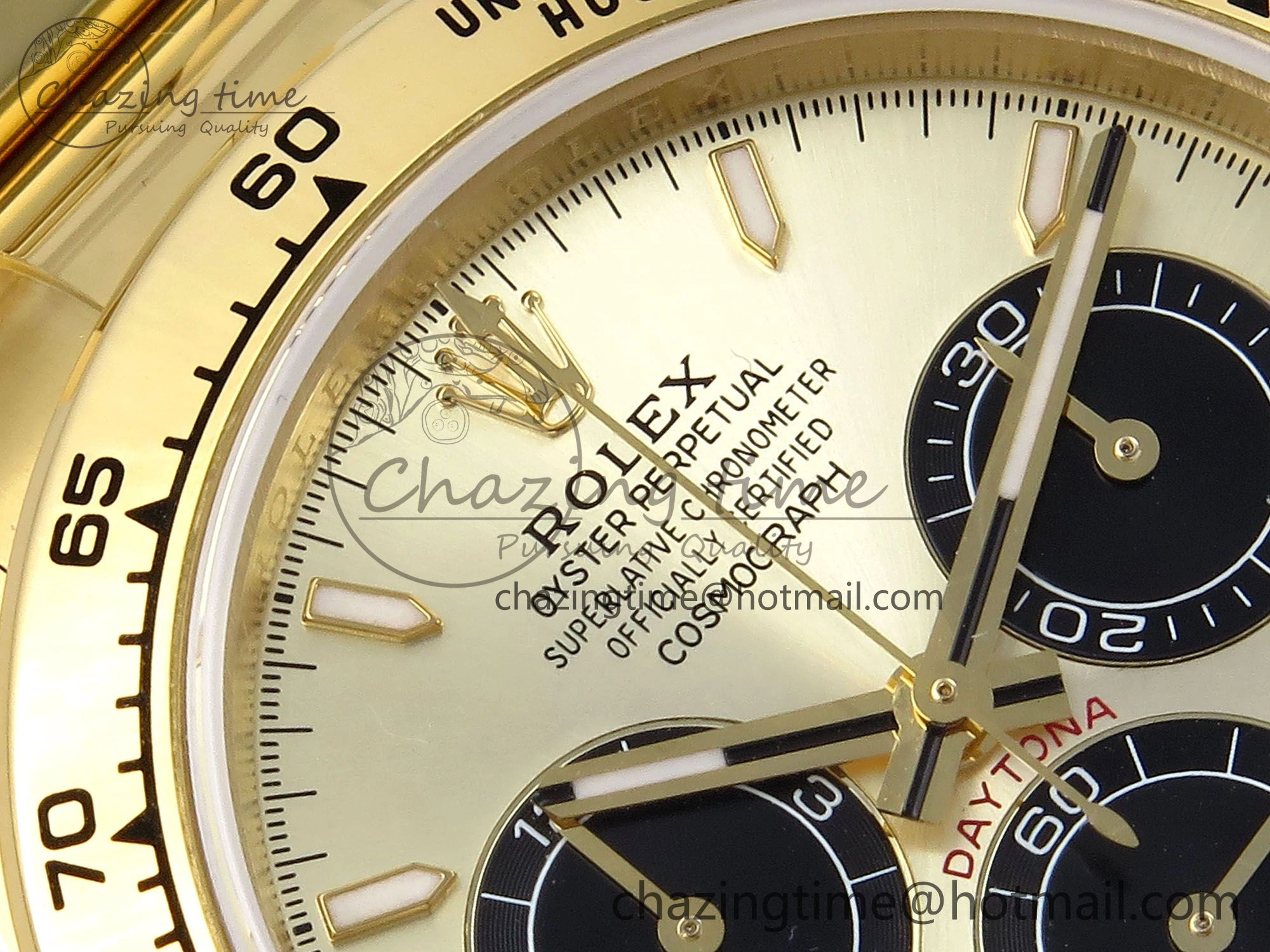 Neat Daytona 126508 QF 1:1 Best Edition YG Black Dial on YG Braclet SH4131 V 1313
