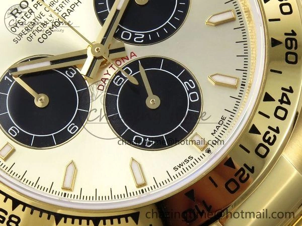 Neat Daytona 126508 QF 1:1 Best Edition YG Black Dial on YG Braclet SH4131 V 1313
