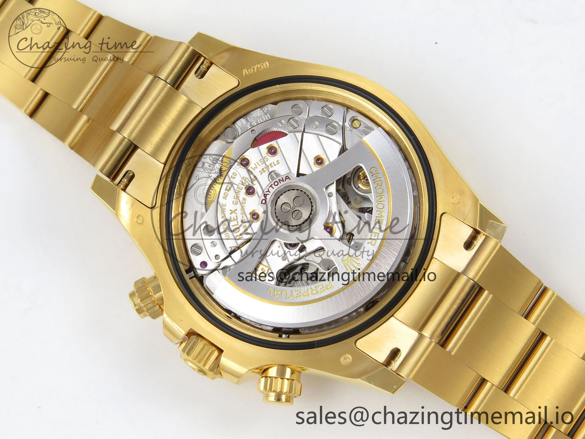 NewStyle Daytona 126508 VSF 1:1 Best Edition YG Dial Black Subdial On Oyster Bracelet DD4131(Gain Weight) 47