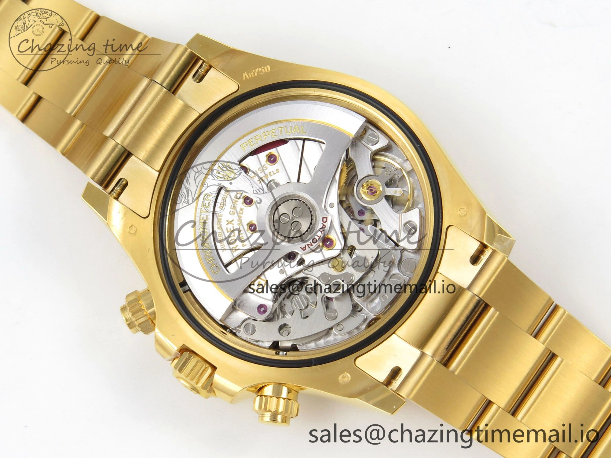 NewStyle Daytona 126508 VSF 1:1 Best Edition YG Dial Black Subdial On Oyster Bracelet DD4131(Gain Weight) 47