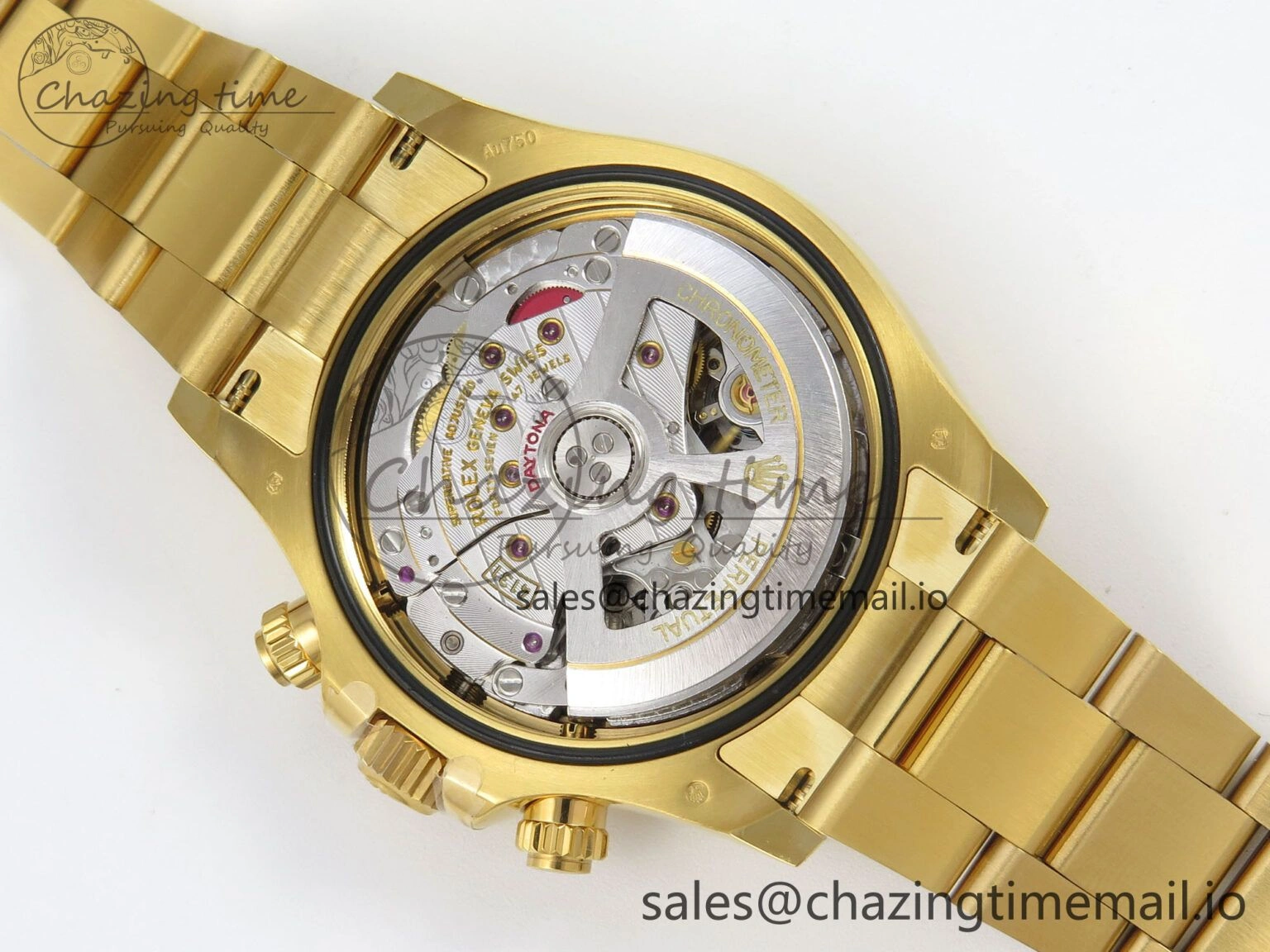 Daytona 126508 YG APSF 1:1 Best Edition Green Dial Stick Markers On 904L YG Bracelet SH Functional 117
