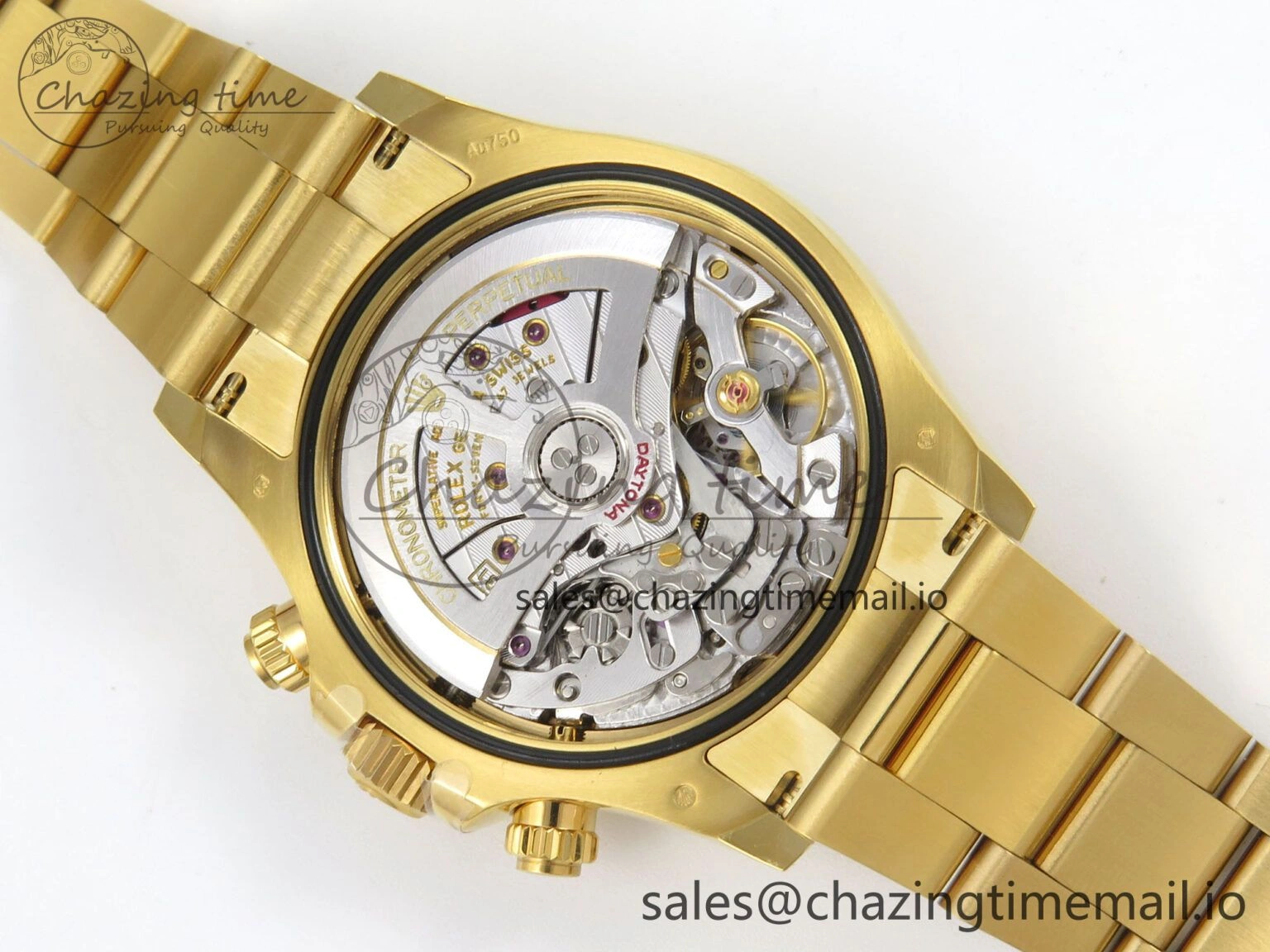 Daytona 126508 YG APSF 1:1 Best Edition Green Dial Stick Markers On 904L YG Bracelet SH Functional 117