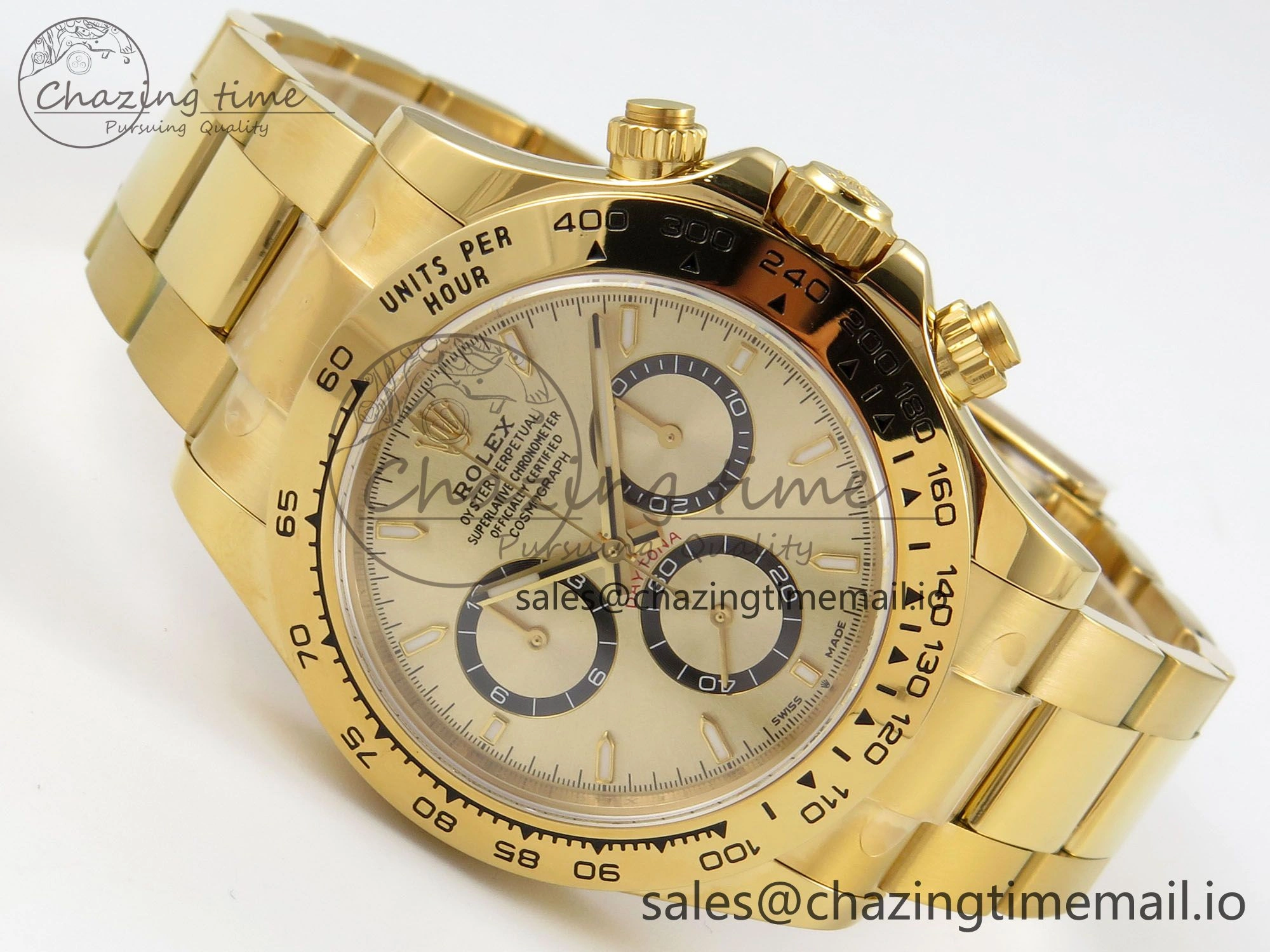 Daytona 126508 YG Clean 1:1 Best Edition YG Dial on YG Bracelet Super Clone DD Flexible 243