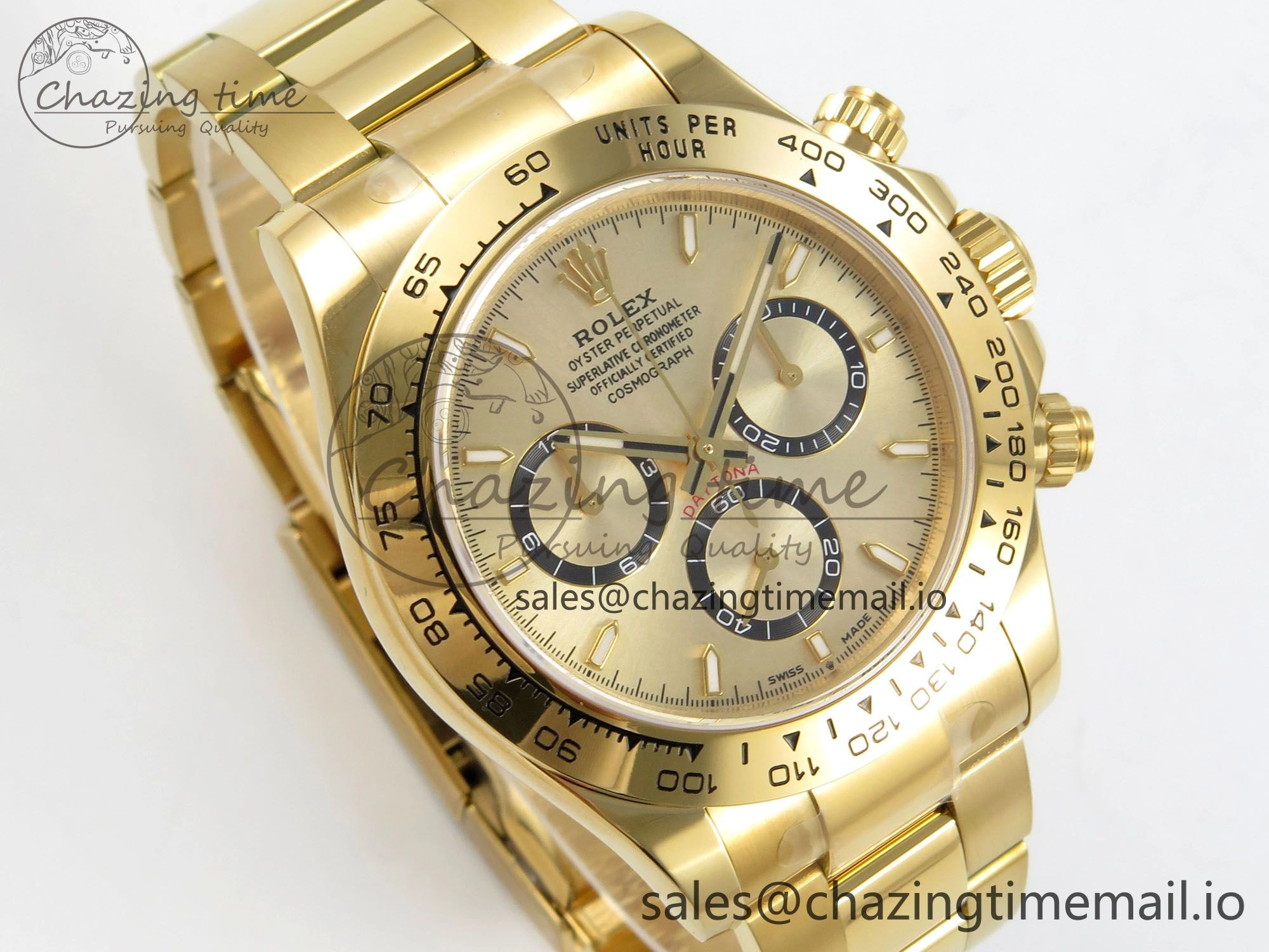 Daytona 126508 YG Clean 1:1 Best Edition YG Dial on YG Bracelet Super Clone DD Flexible 243