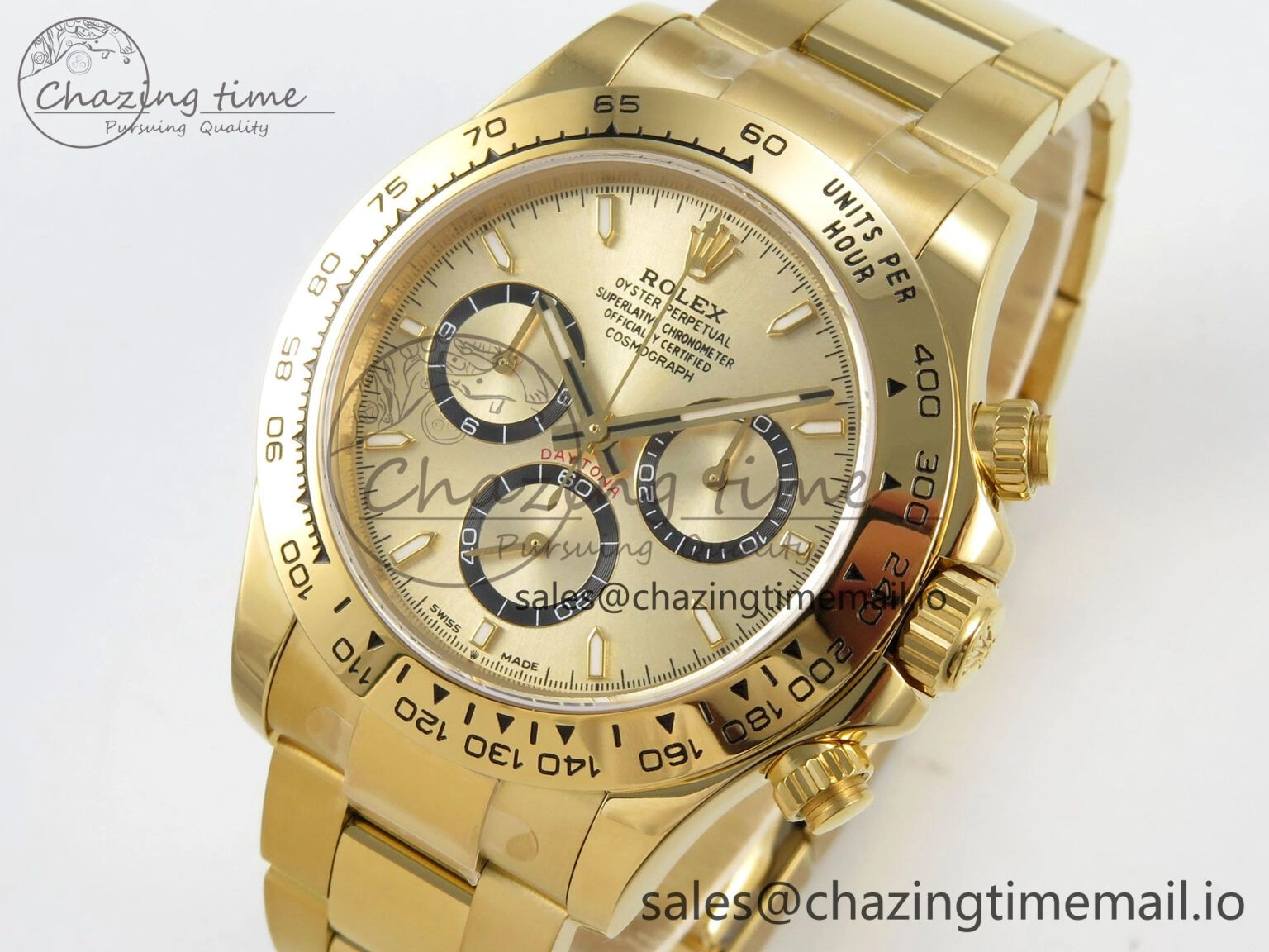 Daytona 126508 YG Clean 1:1 Best Edition YG Dial on YG Bracelet Super Clone DD Flexible 243