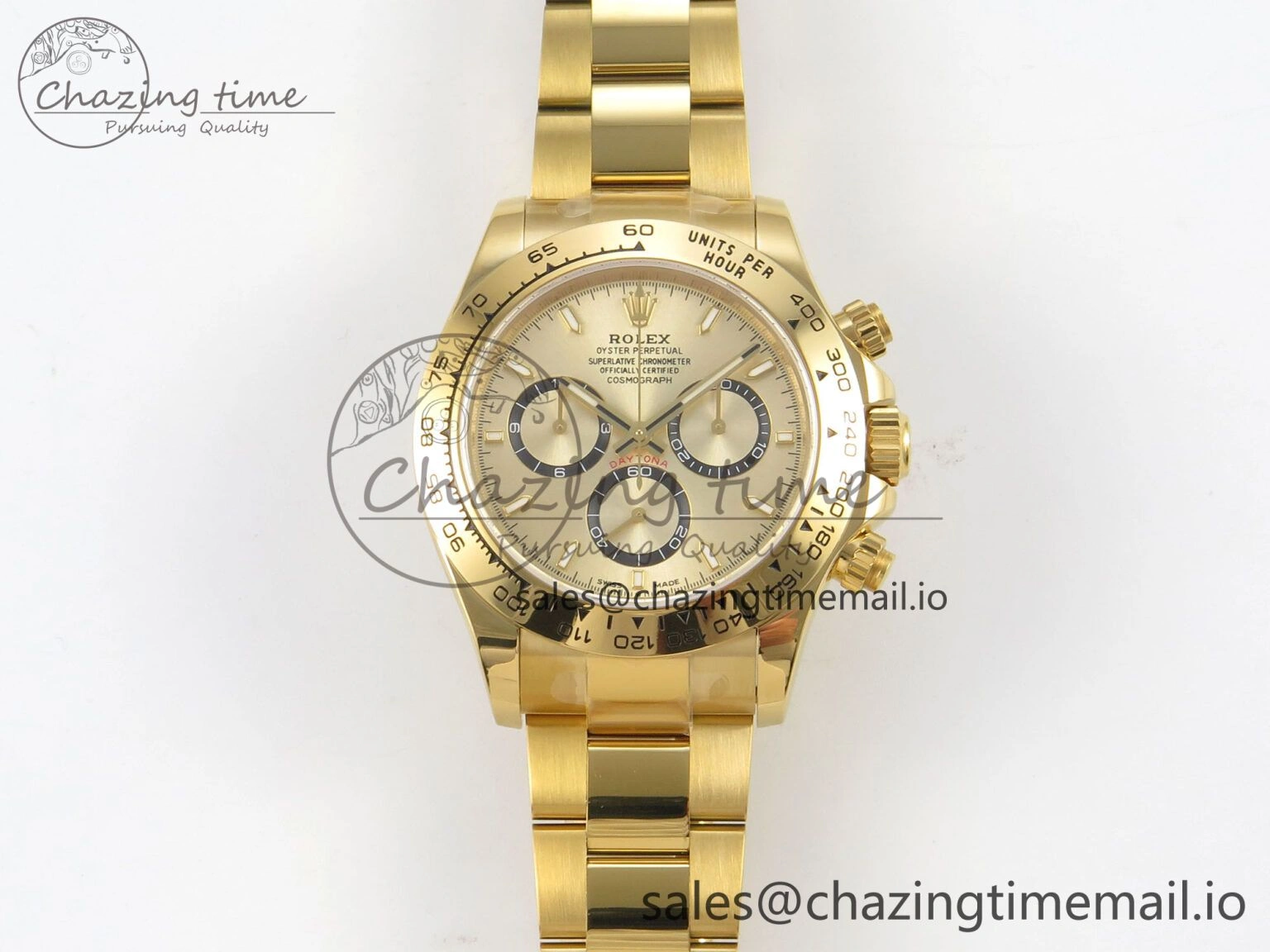 Daytona 126508 YG Clean 1:1 Best Edition YG Dial on YG Bracelet Super Clone DD Flexible 243