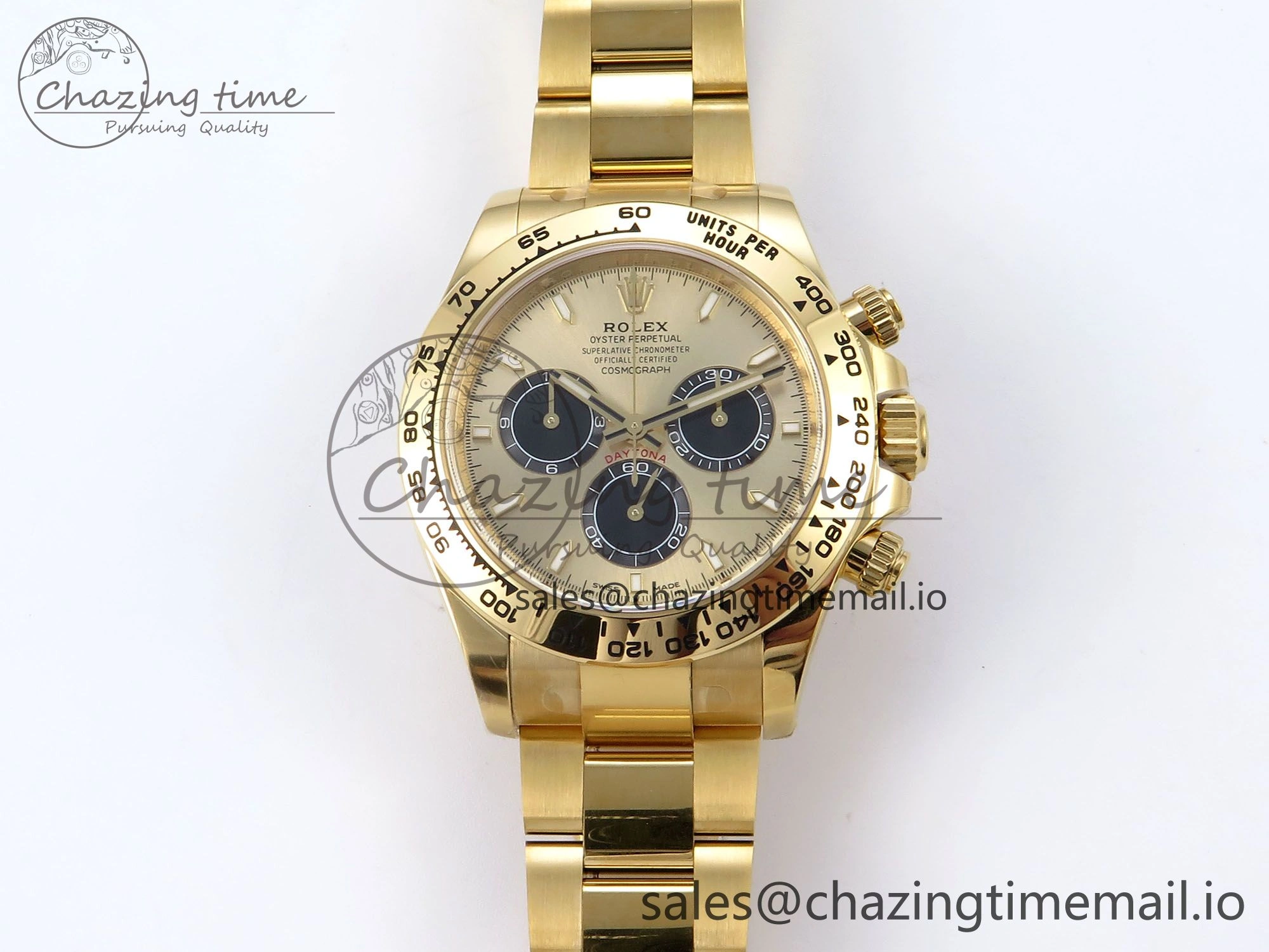 Daytona 126508 YG Clean 1:1 Best Edition YG Black Dial on YG Bracelet Super Clone DD Versatile 244
