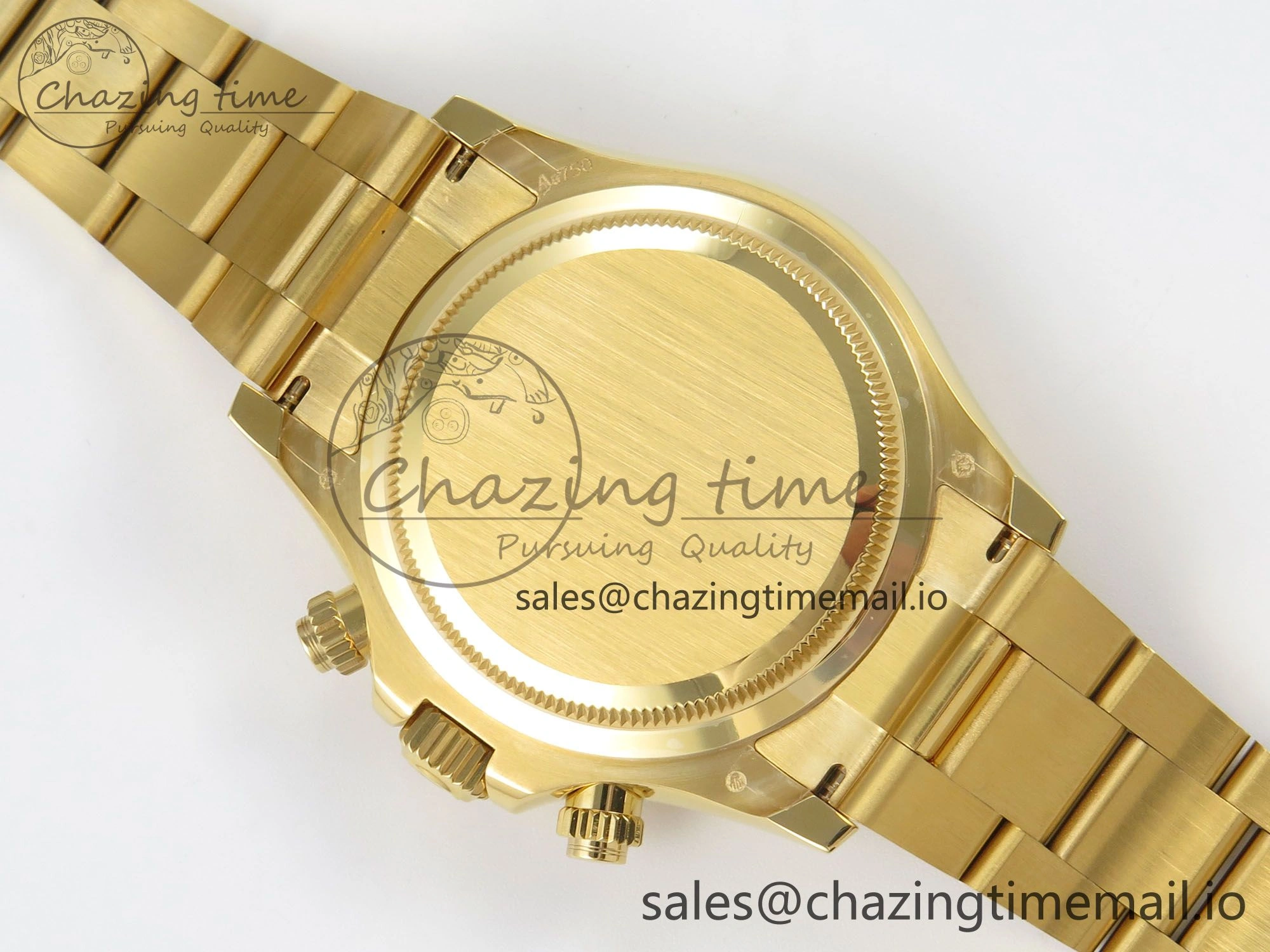 Daytona 126508 YG QF 1:1 Best Edition YG Dial Crystal Markers On YG Bracelet SH4131 V6 (Gain Weight) ComfortFit 305