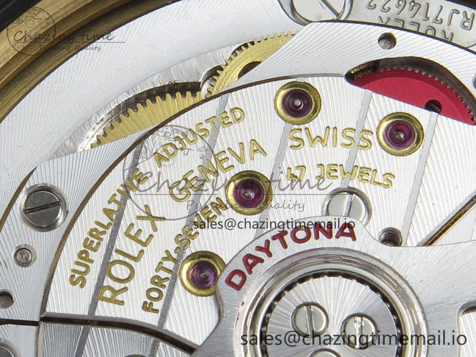 Daytona 126508 YG QF 1:1 Best Edition YG Dial Crystal Markers On YG Bracelet SH4131 V6 (Gain Weight) ComfortFit 305