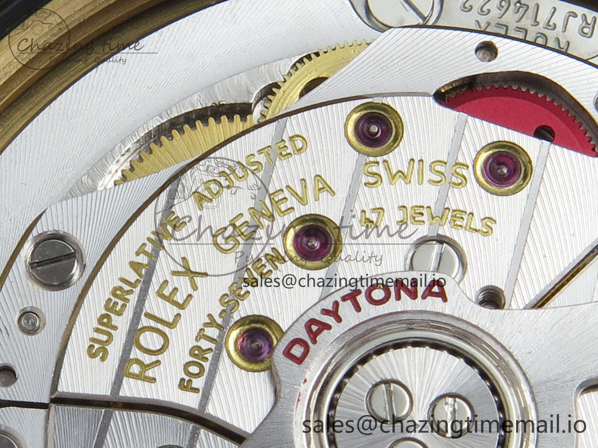 Daytona 126508 YG QF 1:1 Best Edition YG Dial Crystal Markers On YG Bracelet SH4131 V6 (Gain Weight) ComfortFit 305