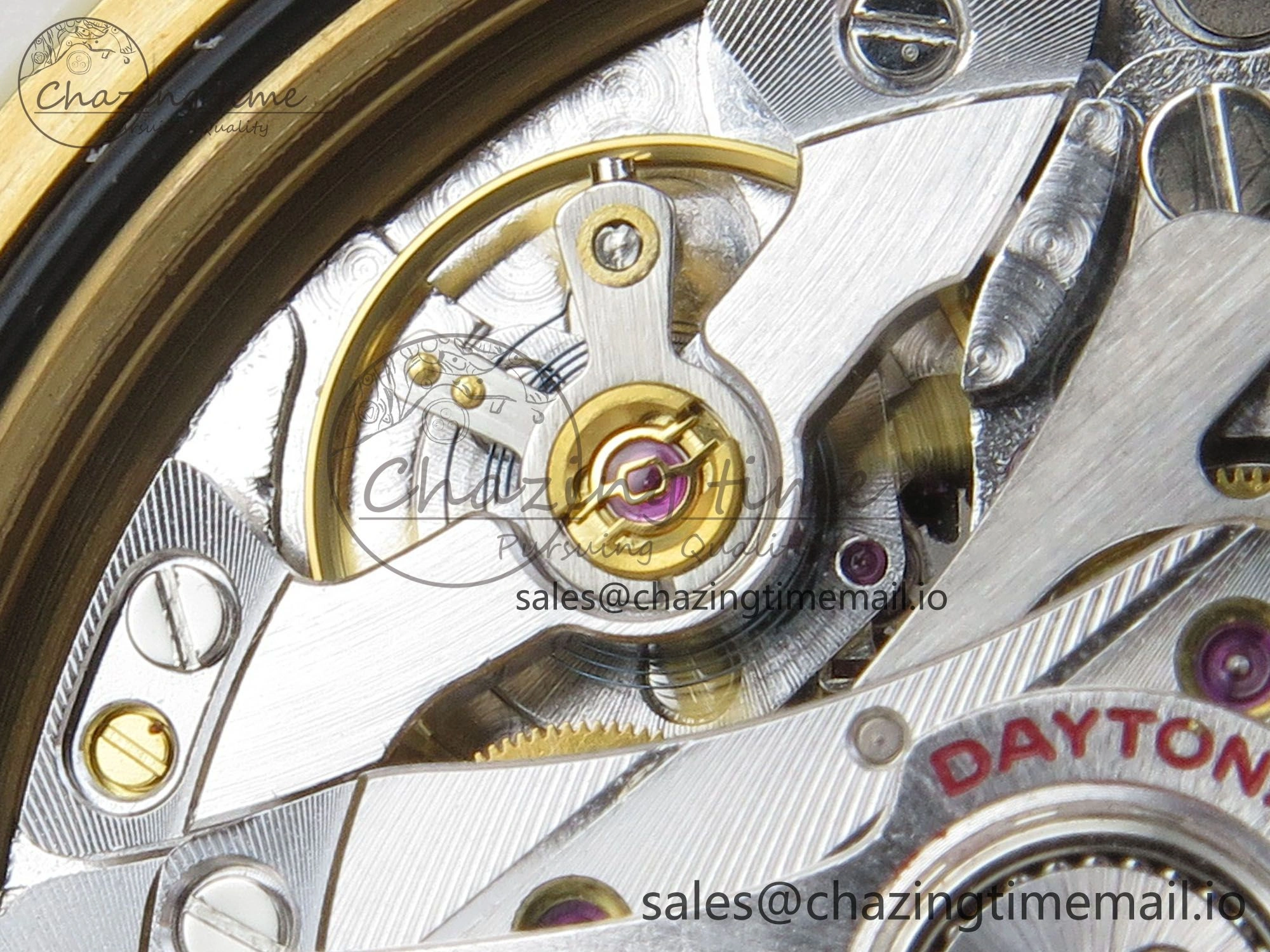 Daytona 126508 YG QF 1:1 Best Edition YG Dial Crystal Markers On YG Bracelet SH4131 V6 (Gain Weight) ComfortFit 305