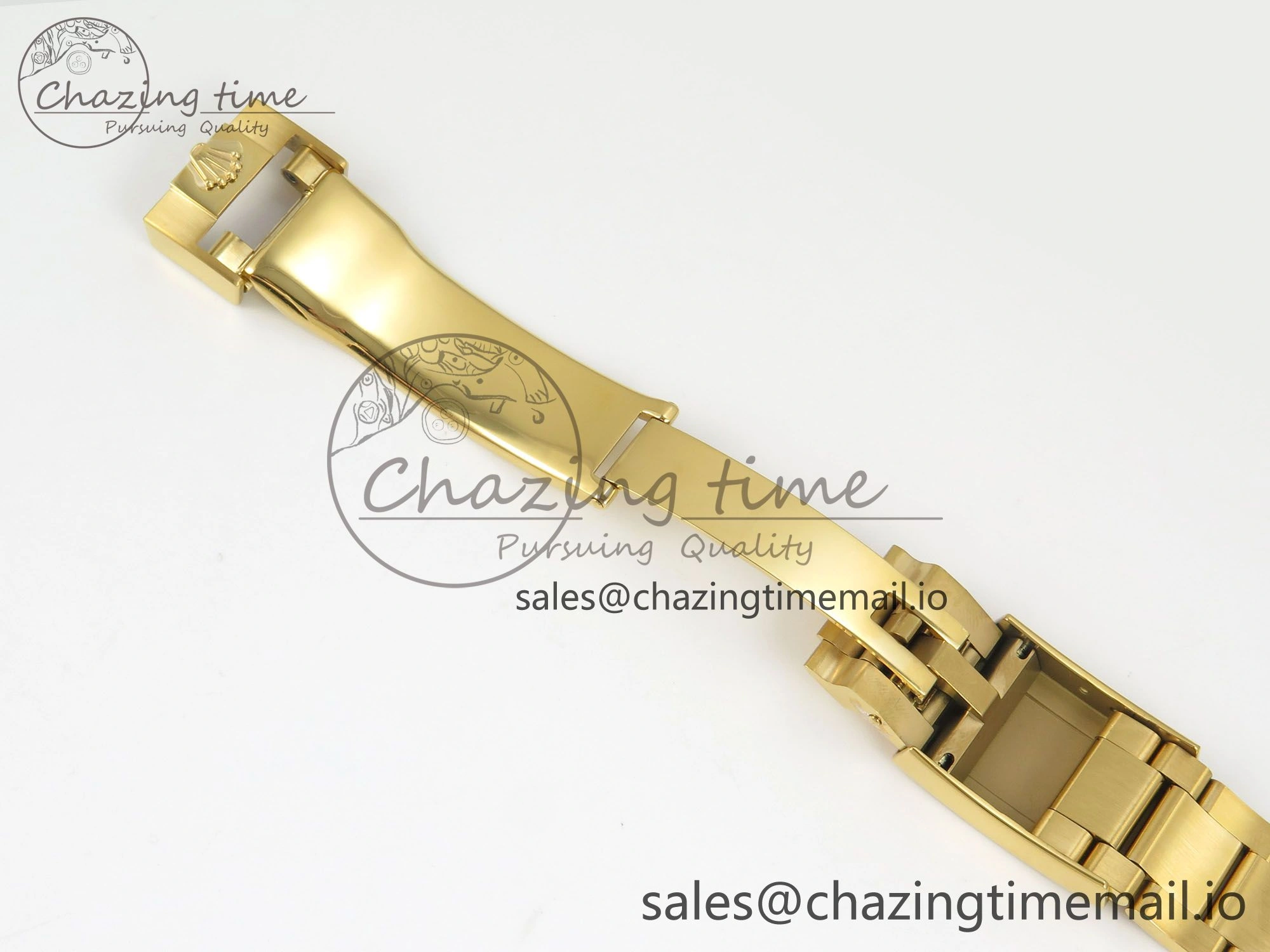 Daytona 126508 YG QF 1:1 Best Edition YG Dial Crystal Markers On YG Bracelet SH4131 V6 (Gain Weight) ComfortFit 305