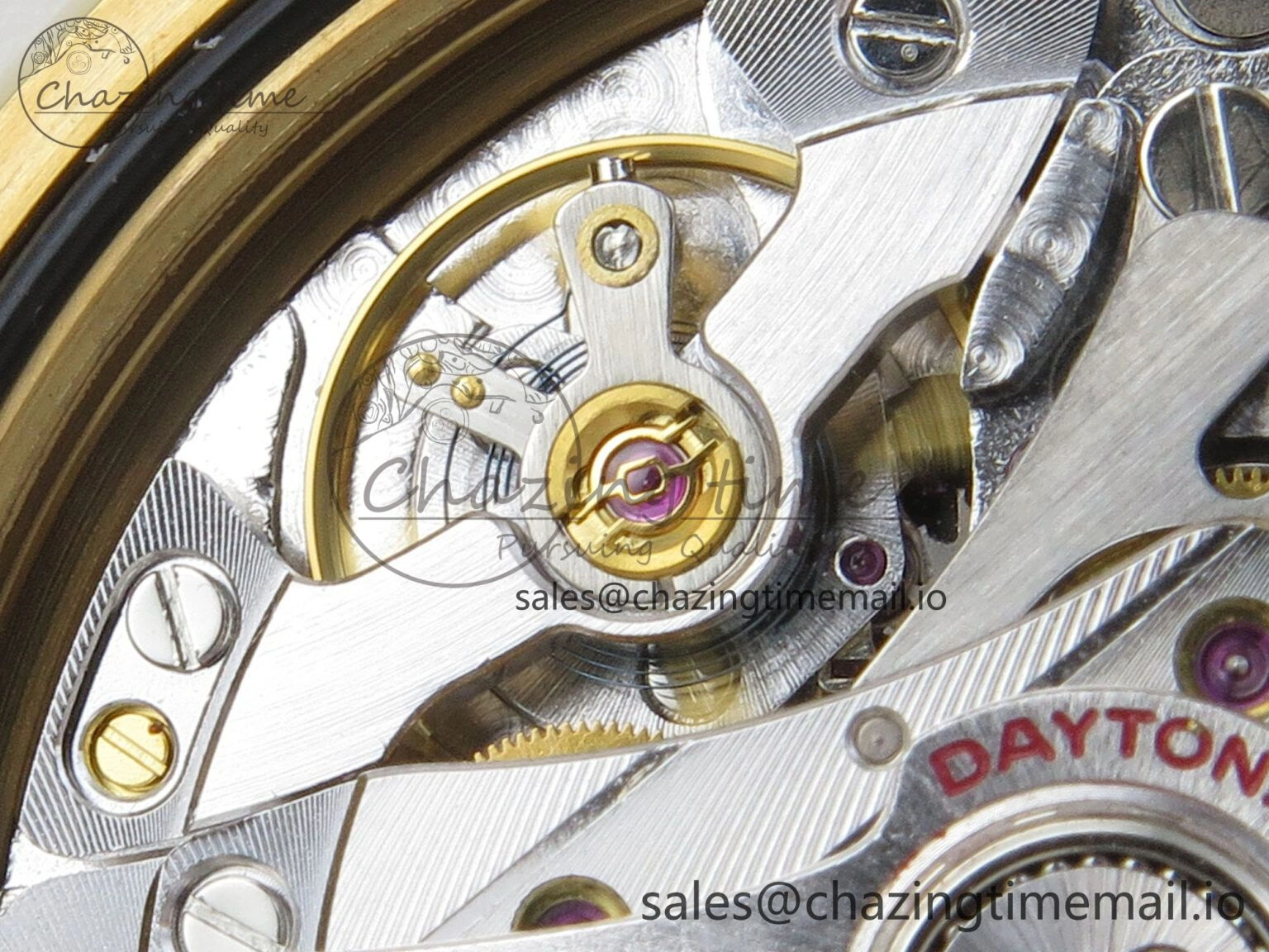 Daytona 126508 YG QF 1:1 Best Edition YG Black Dial Crystal Markers On YG Bracelet SH4131 V6 (Gain Weight) Elegant 309