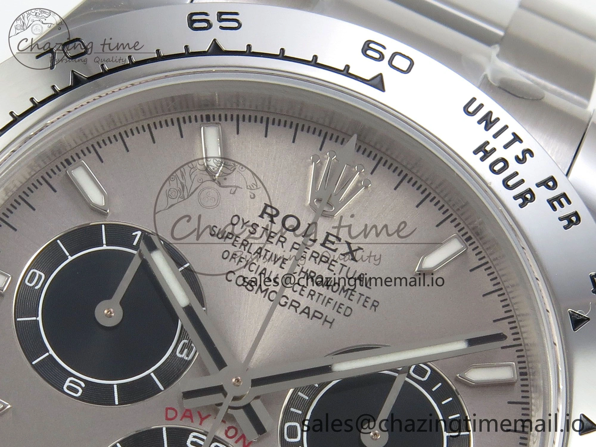 UrbanStyle Daytona 126509 904L SS Clean 1:1 Best Edition Gray Black Dial on 904L SS Bracelet Super Clone DD 254
