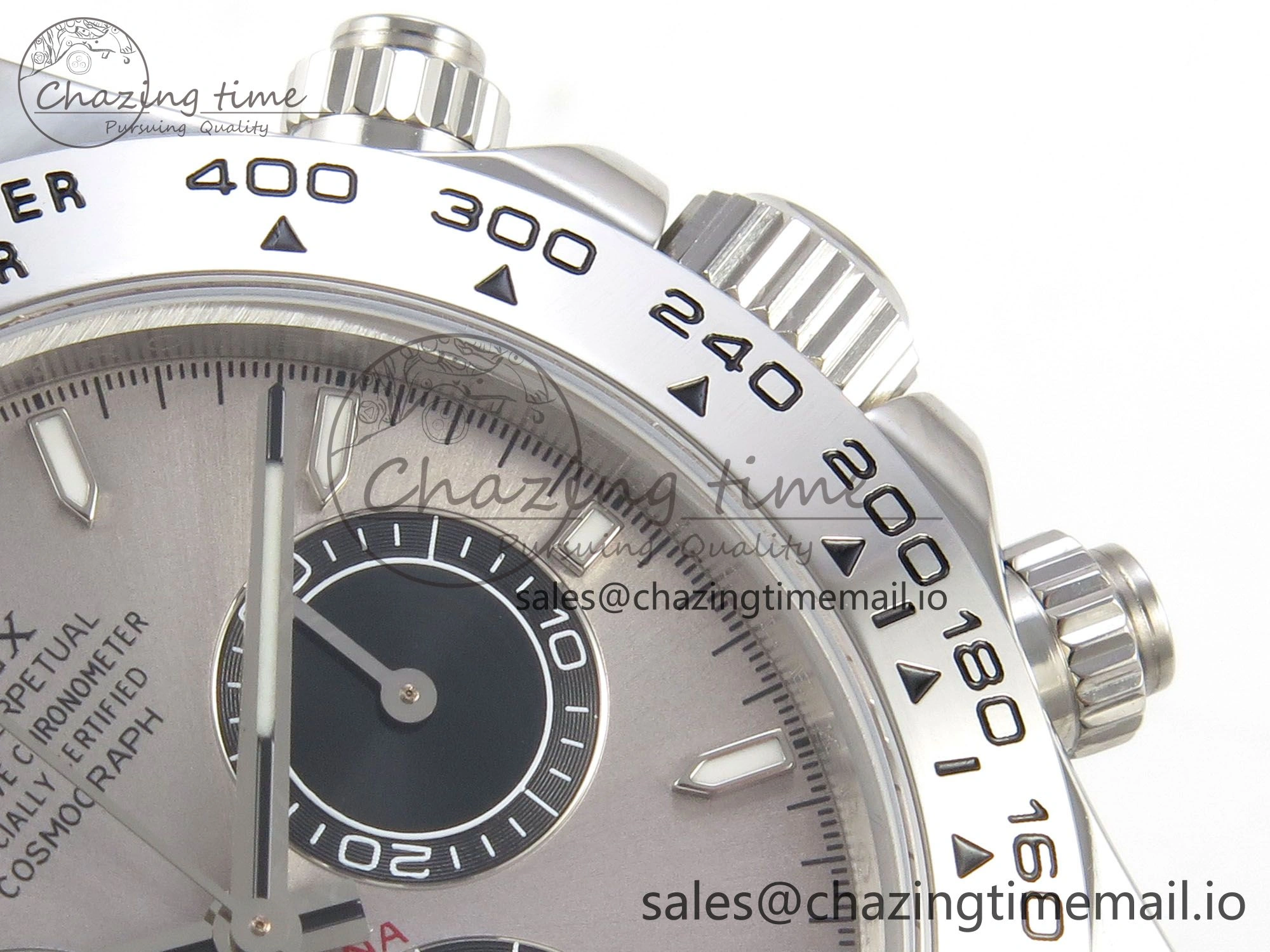 UrbanStyle Daytona 126509 904L SS Clean 1:1 Best Edition Gray Black Dial on 904L SS Bracelet Super Clone DD 254