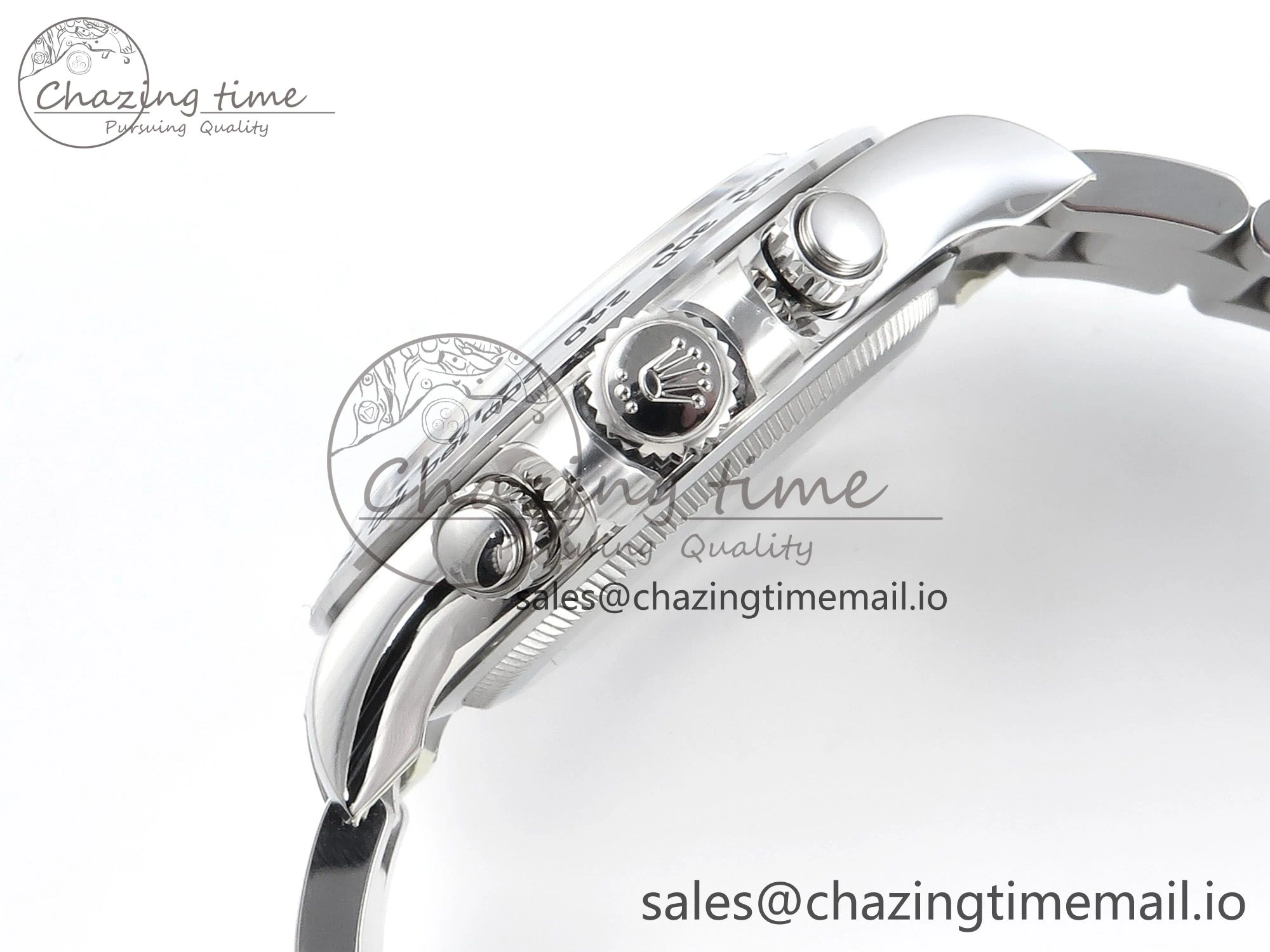 Daytona 126509 APSF 1:1 Best Edition Black Silver Diamonds Dial on SS Braclet SH Popular 585