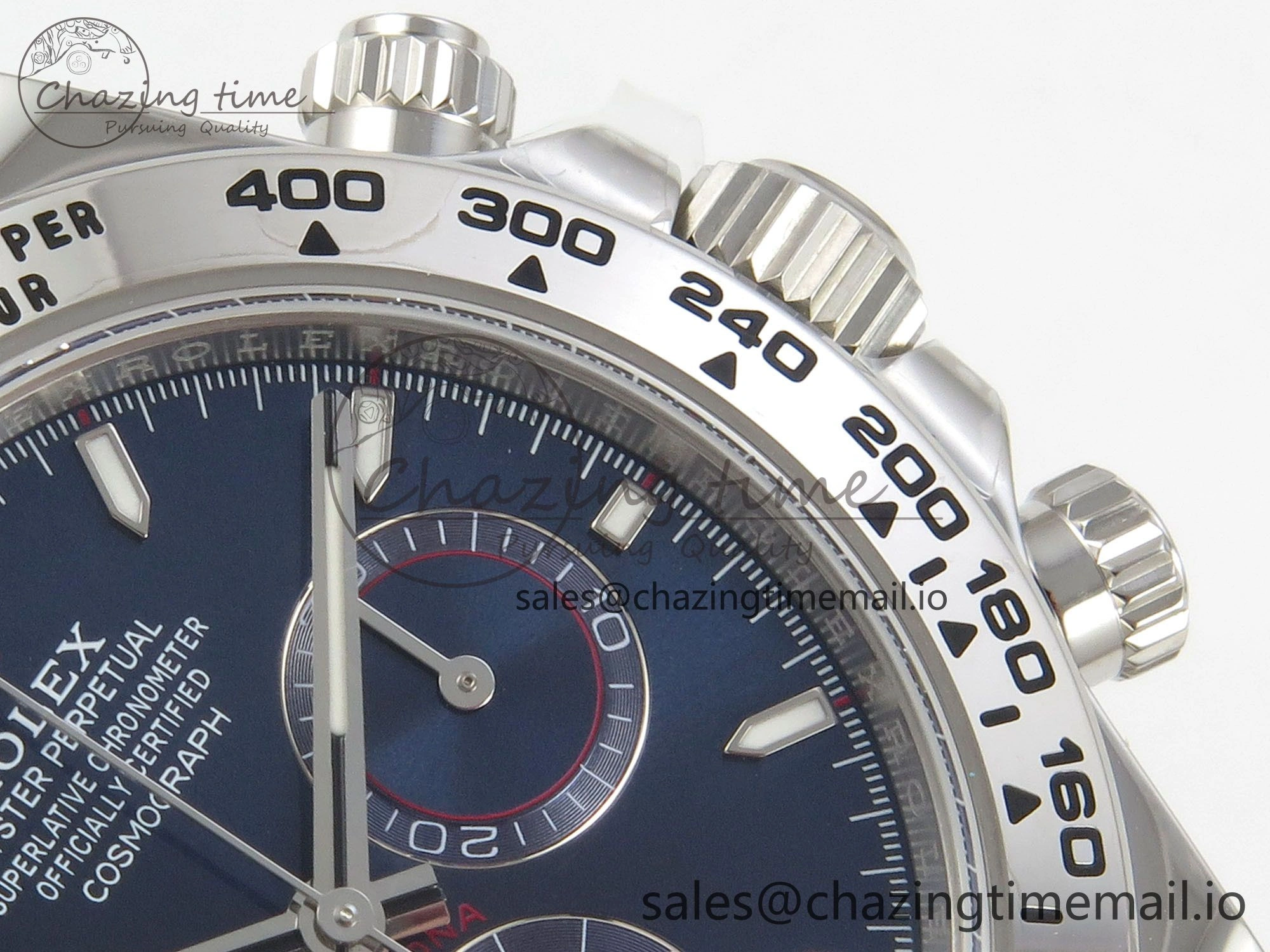 Daytona 126509 APSF 1:1 Best Edition Blue Dial Sticks Markers on 904L SS Bracelet SH Vibrant 116